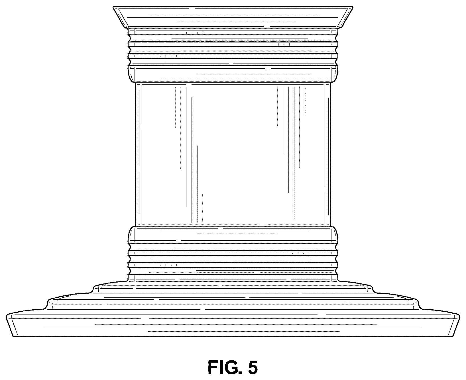 Patent USD1044352 Figure 5 – Urn platform