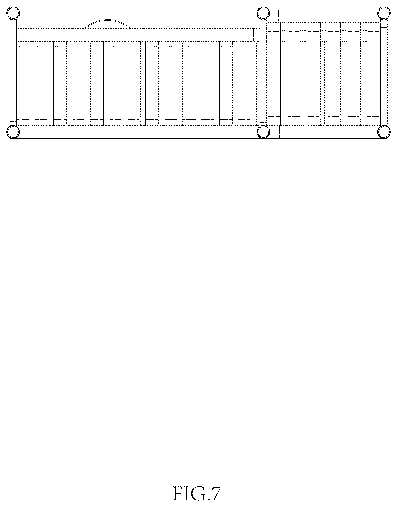 Patent USD1044353 Figure 7 – Toilet storage shelf