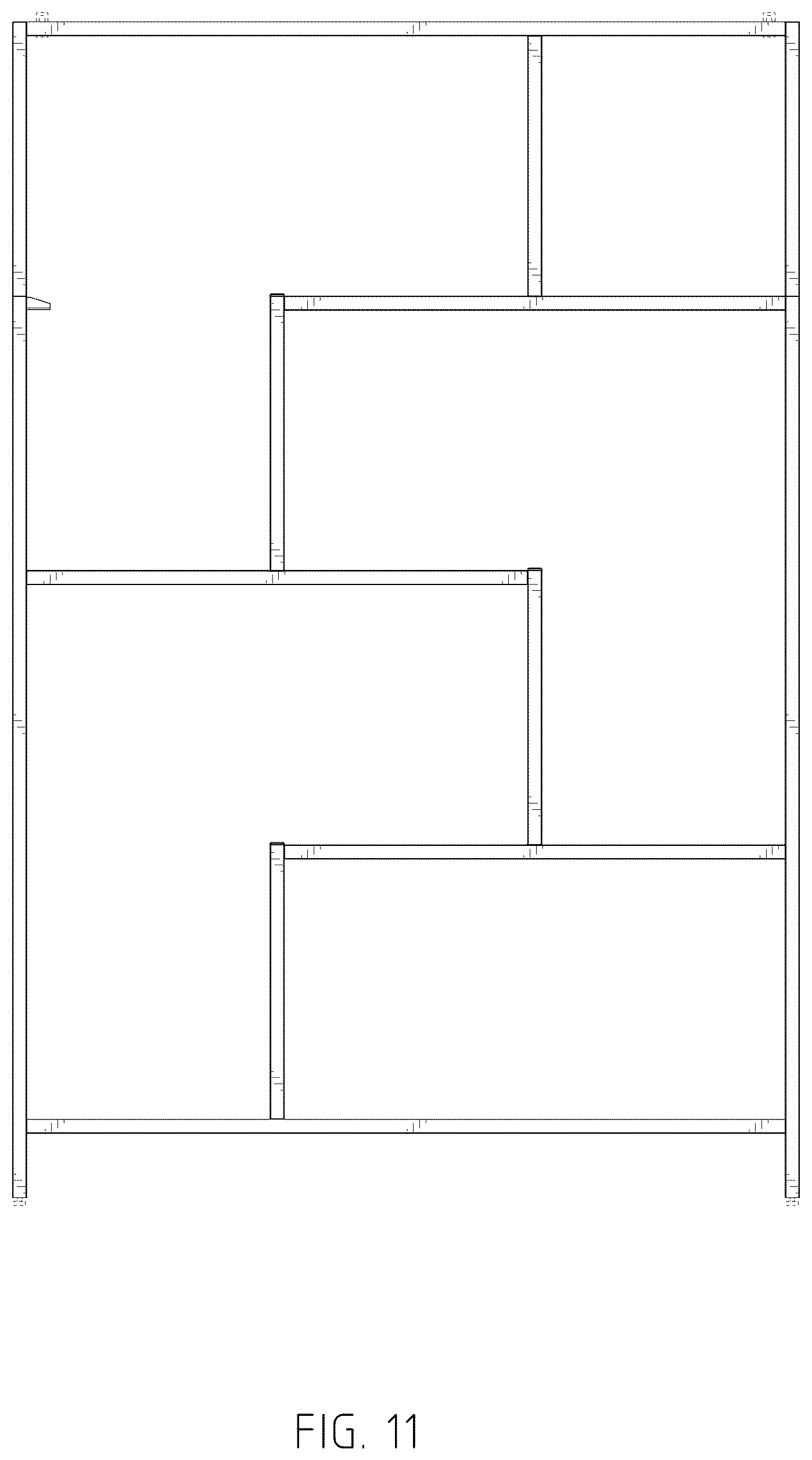 Patent USD1044354 Figure 11 – Shelving unit