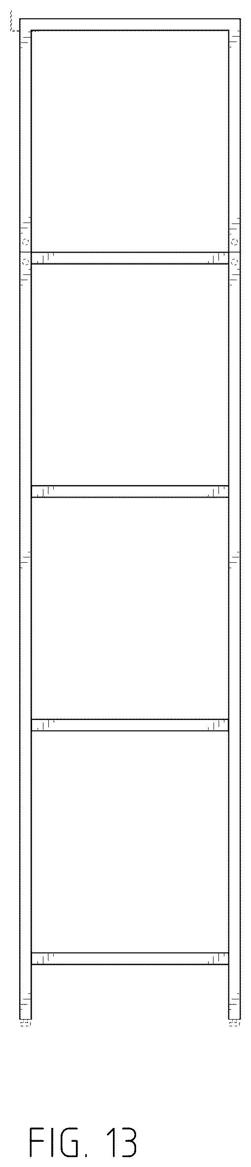 Patent USD1044354 Figure 13 – Shelving unit