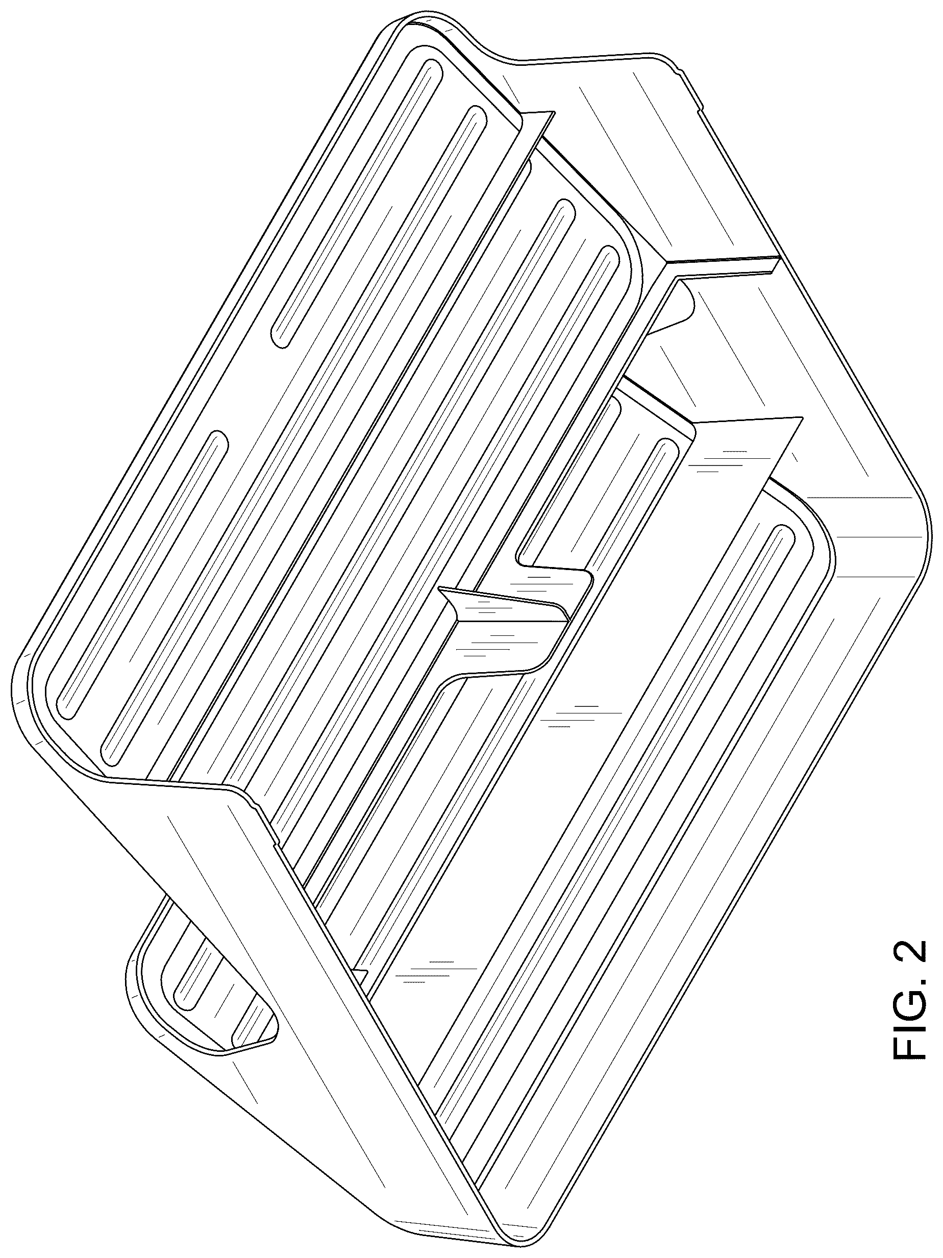 Patent USD1044355 Figure 2 – Shoe rack