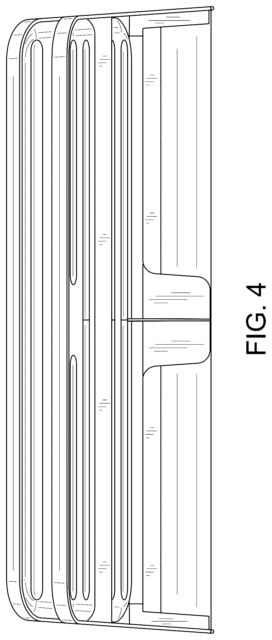 Patent USD1044355 Figure 4 – Shoe rack