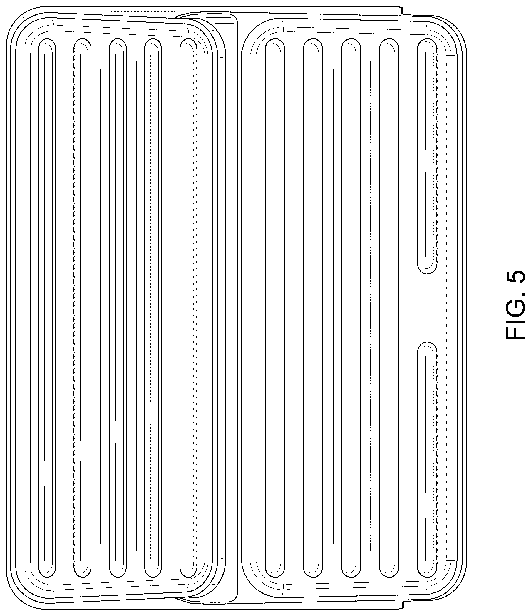 Patent USD1044355 Figure 5 – Shoe rack