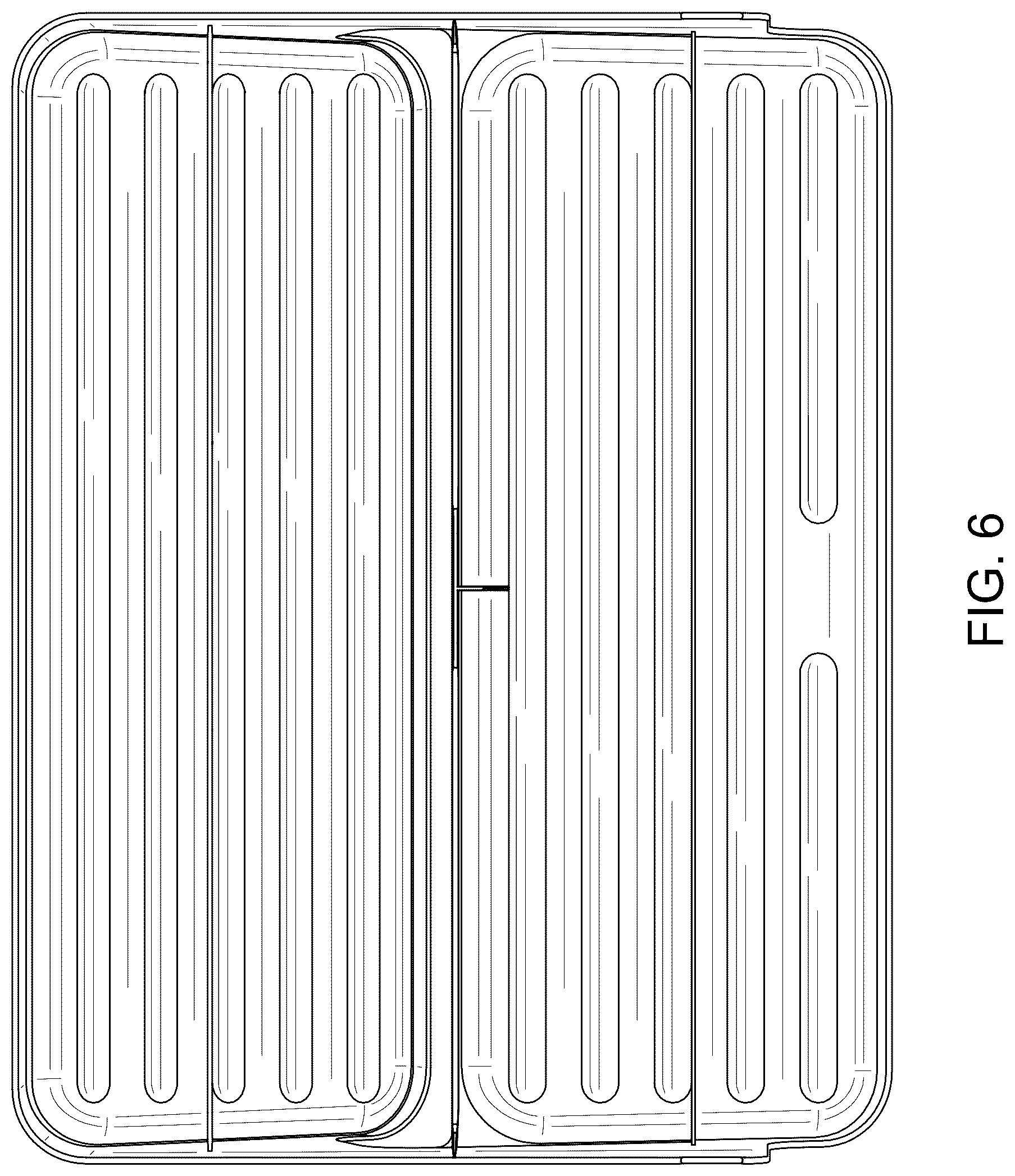 Patent USD1044355 Figure 6 – Shoe rack