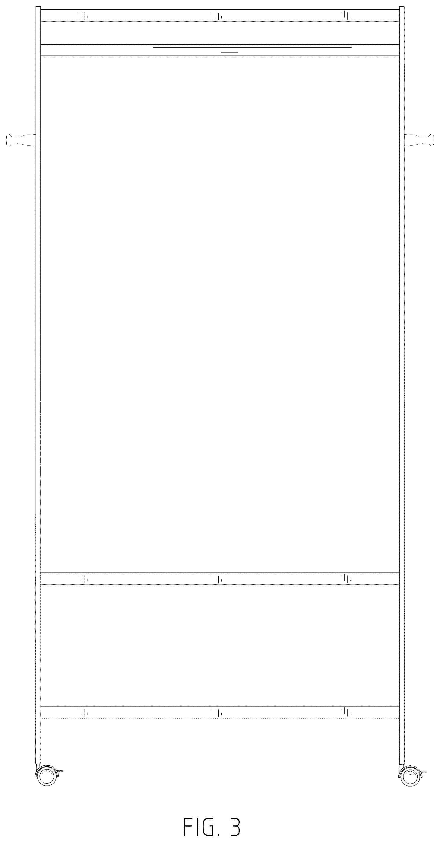Patent USD1044357 Figure 3 – Coat rack