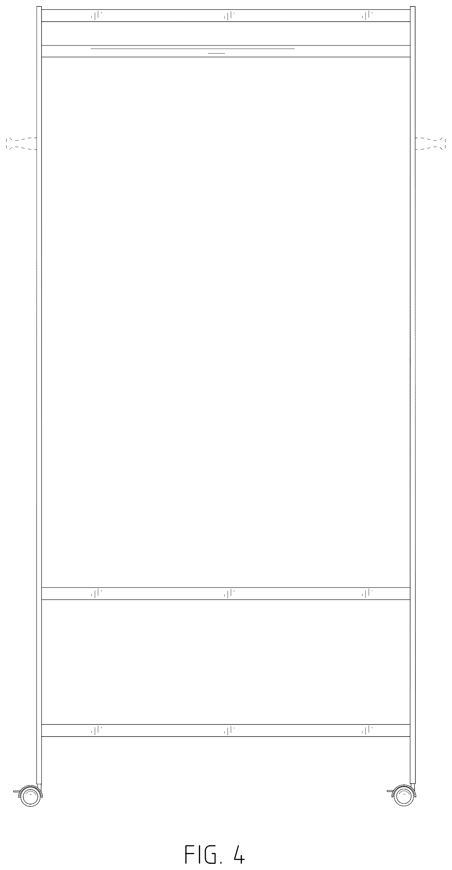 Patent USD1044357 Figure 4 – Coat rack
