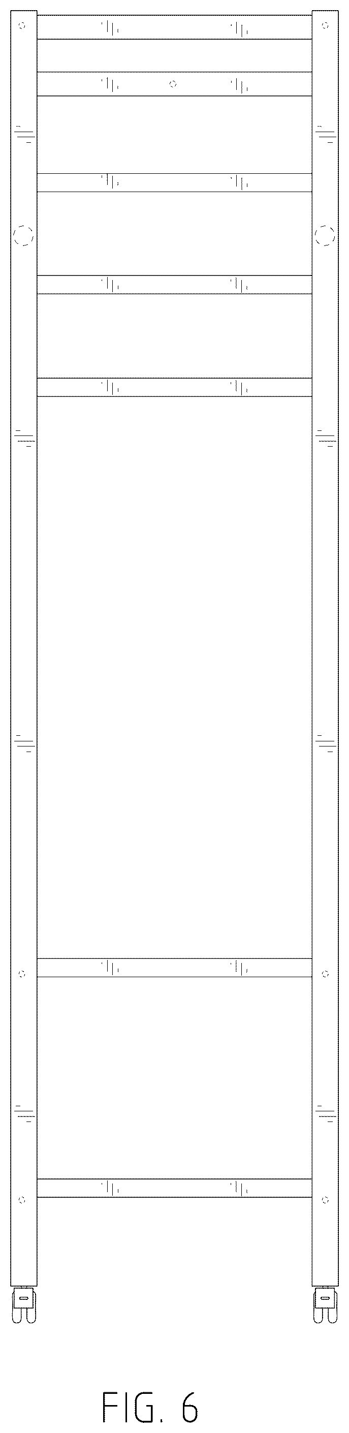 Patent USD1044357 Figure 6 – Coat rack