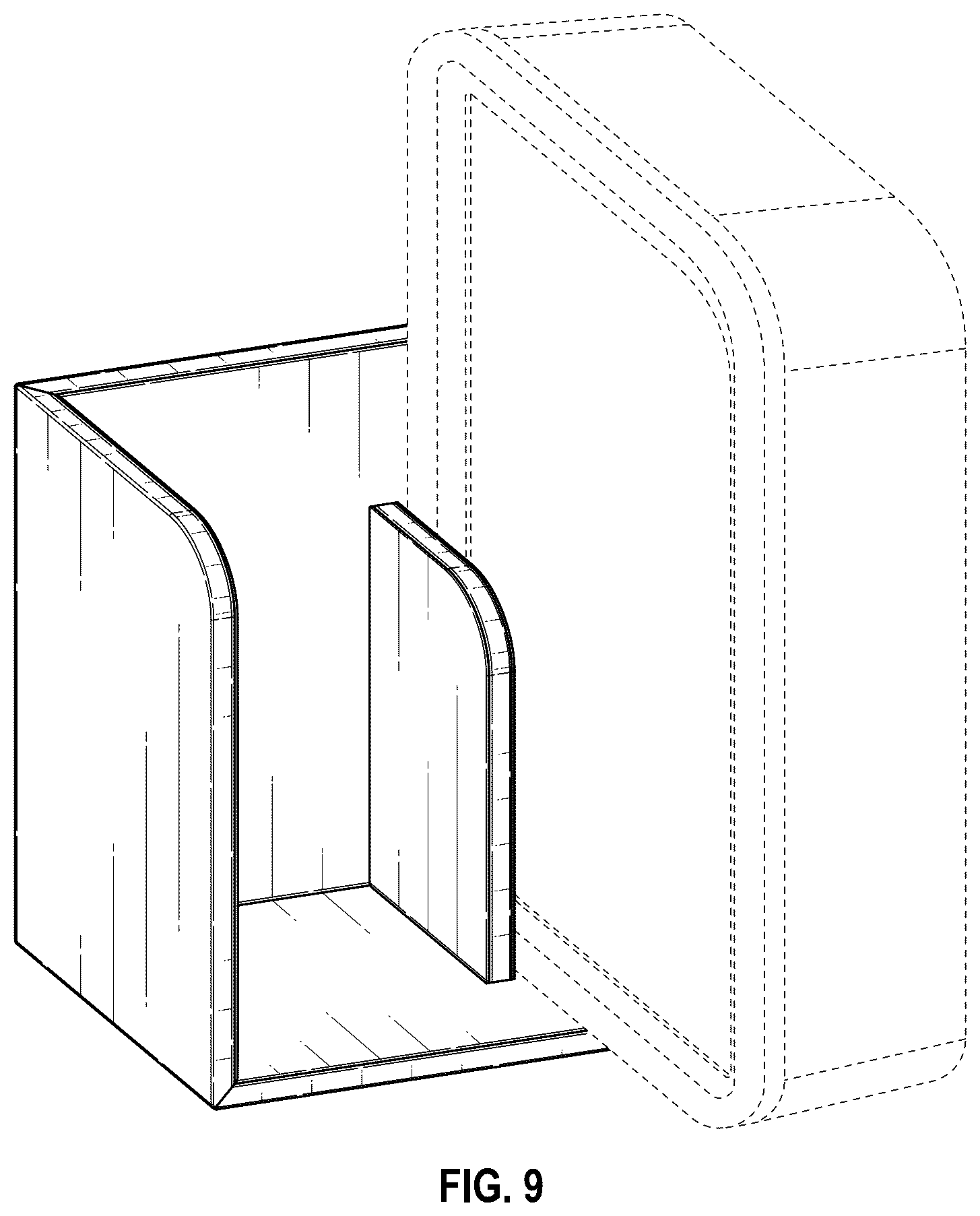 Patent USD1044358 Figure 9 – Container holder