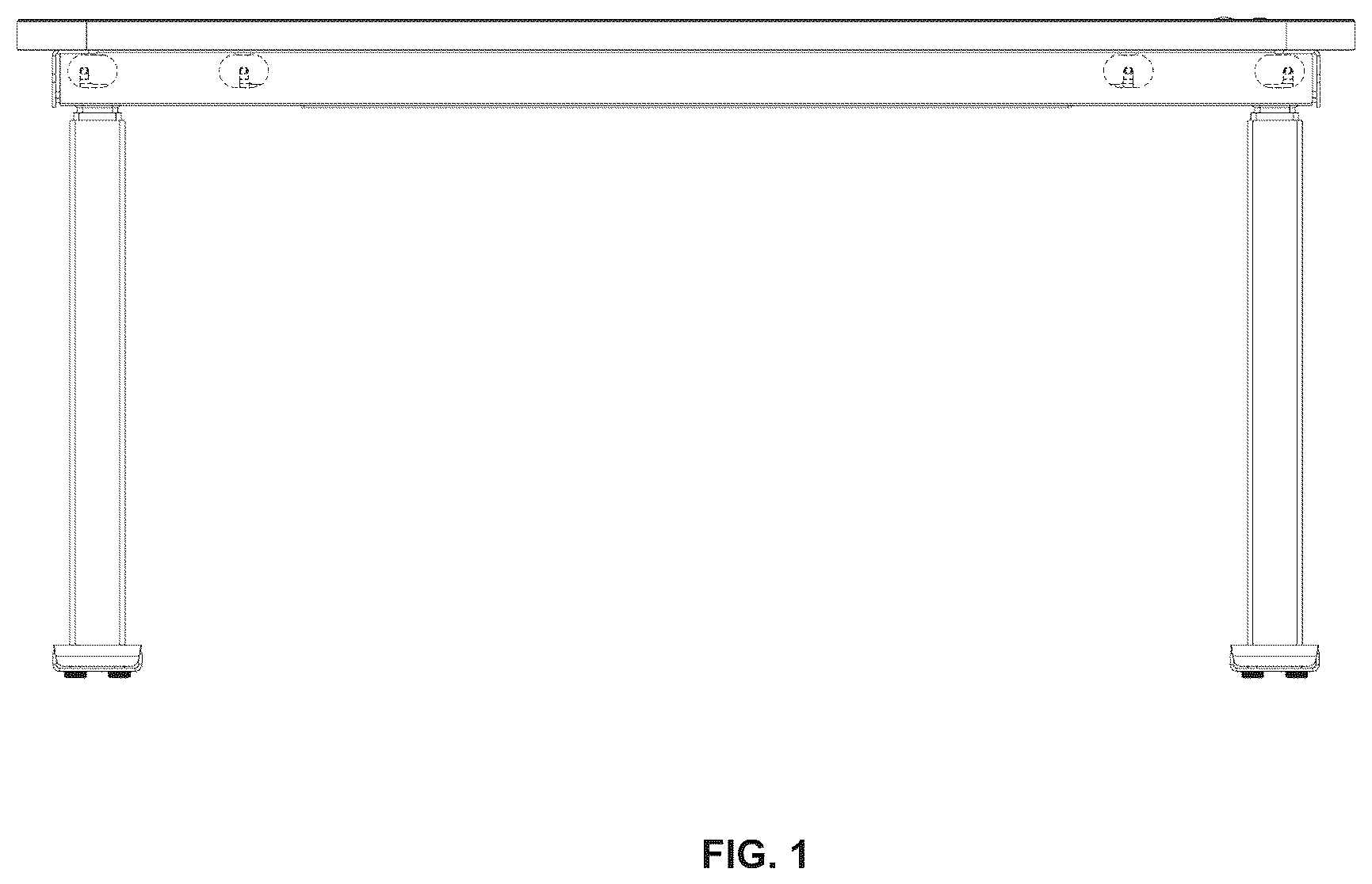 Patent USD1044360 Figure 1 – Table