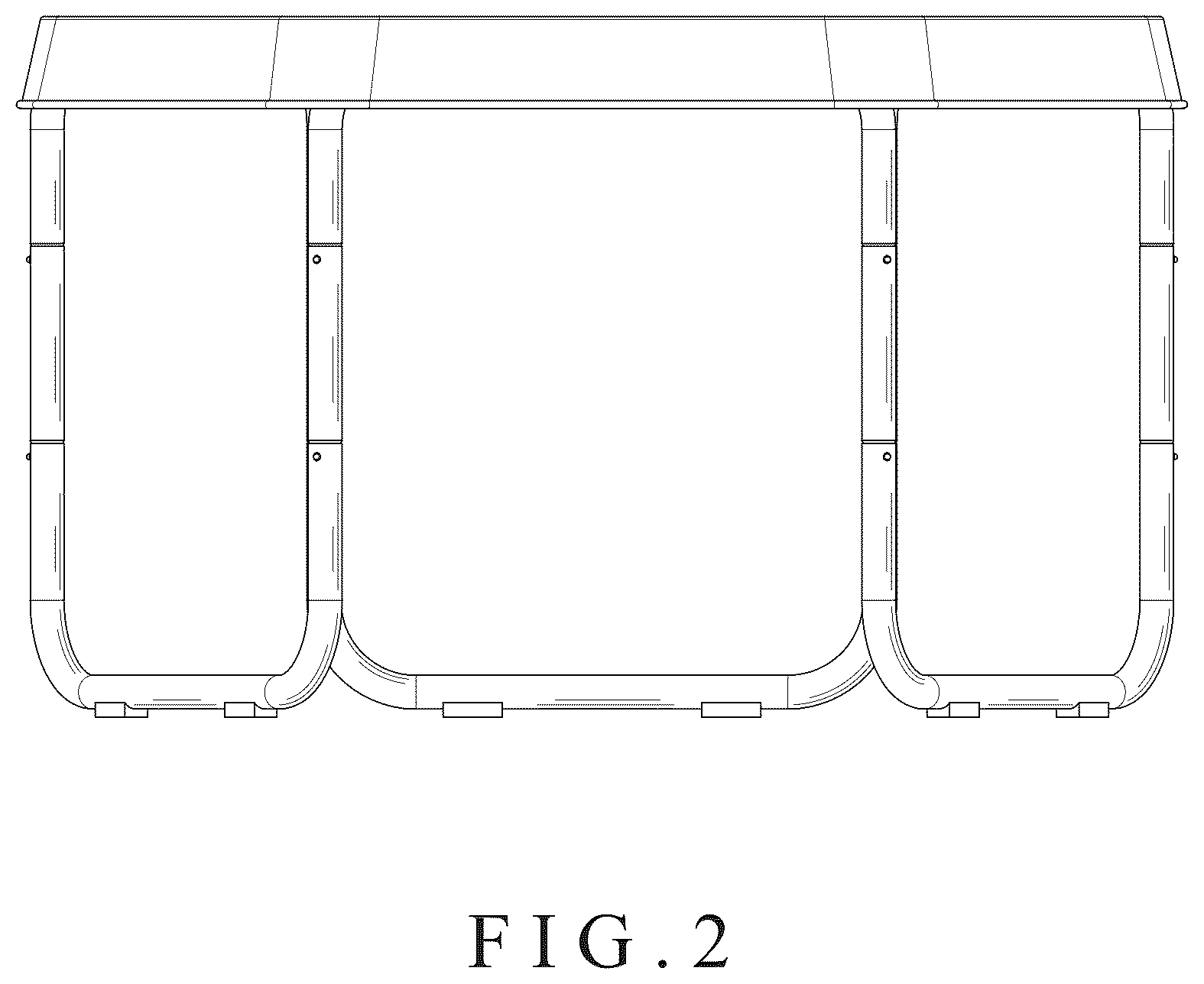 Patent USD1044361 Figure 2 – Hexagonal table