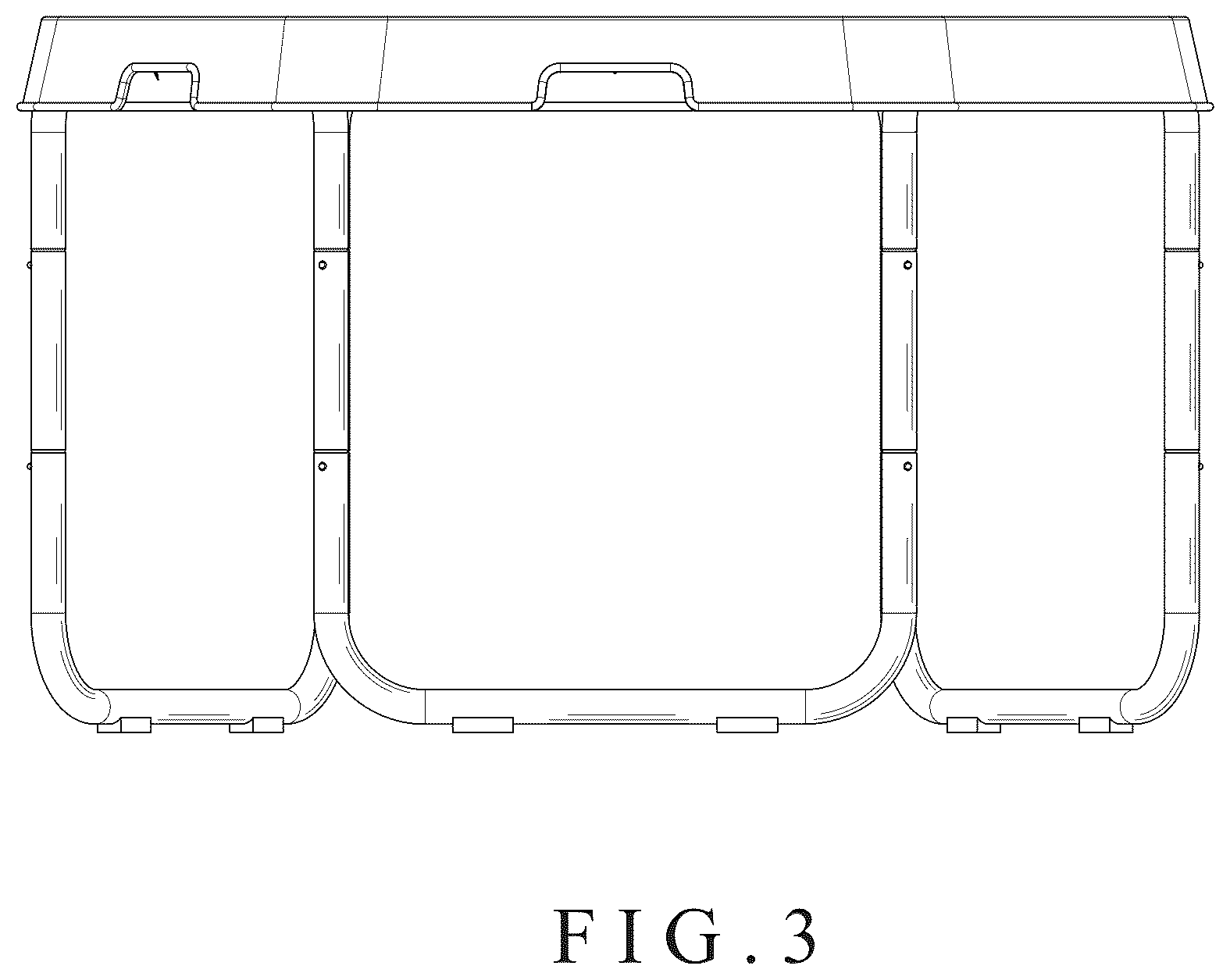 Patent USD1044361 Figure 3 – Hexagonal table