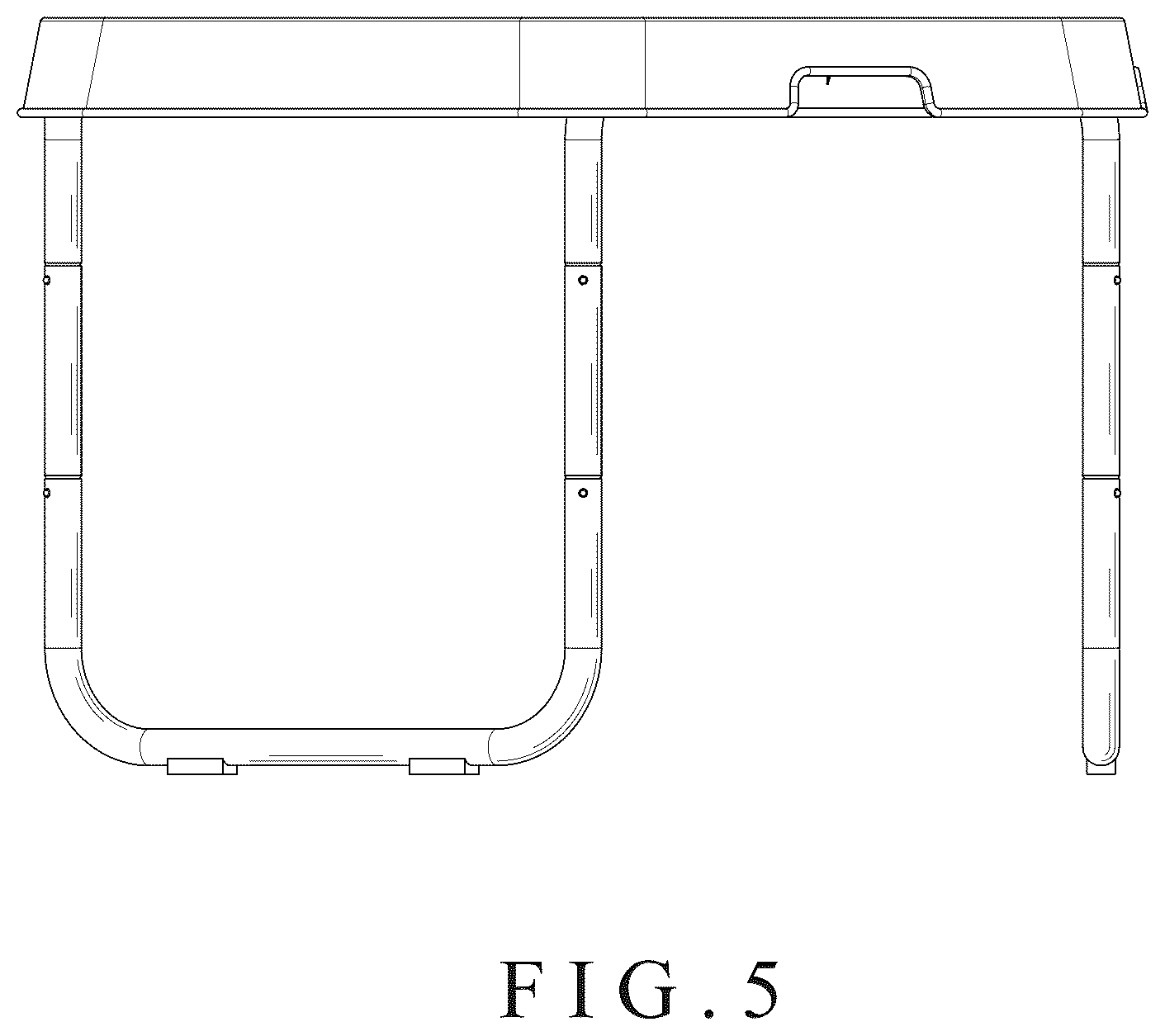 Patent USD1044361 Figure 5 – Hexagonal table