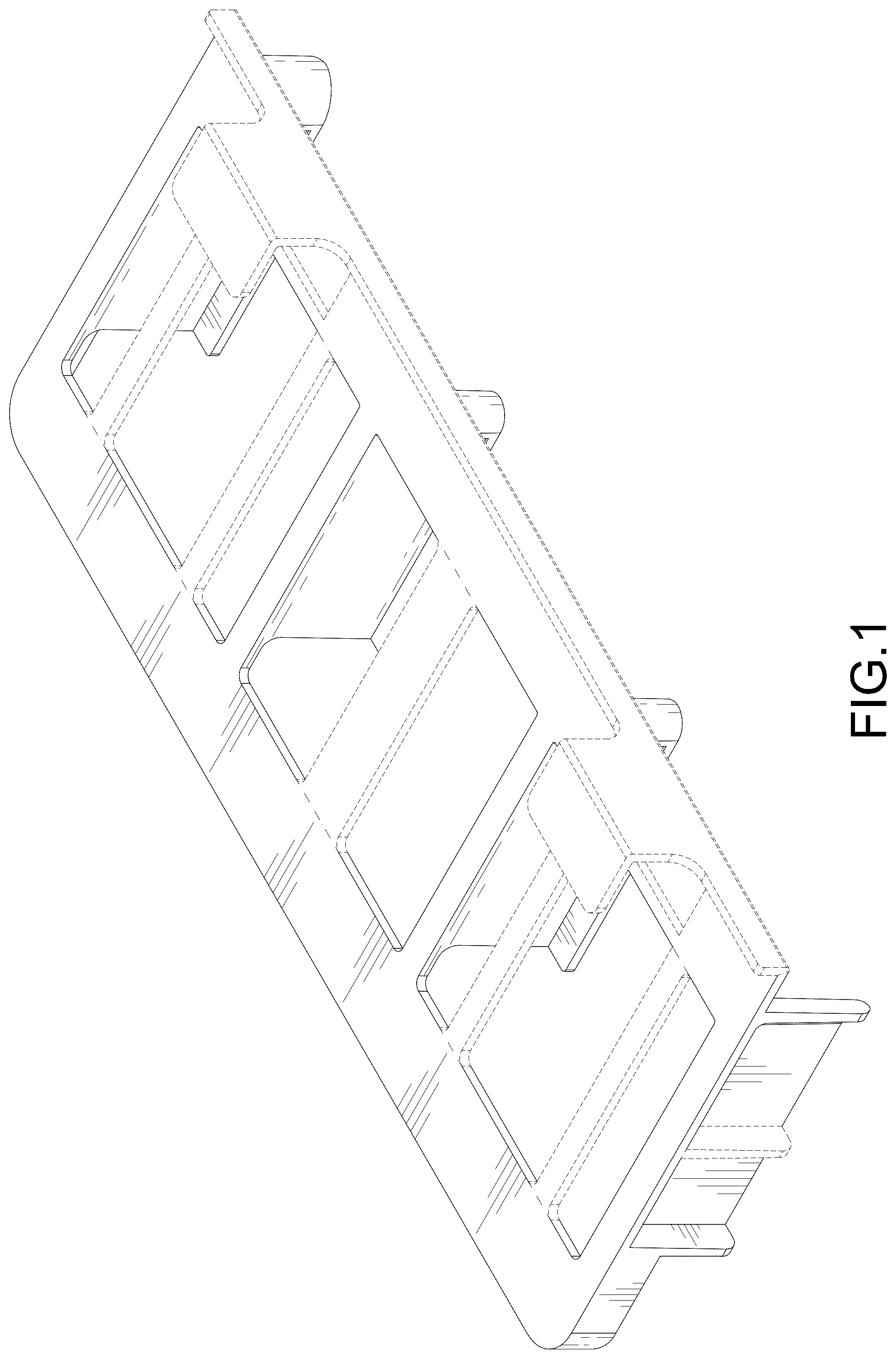 Patent USD1044362 Figure 1 – Under-shelf storage