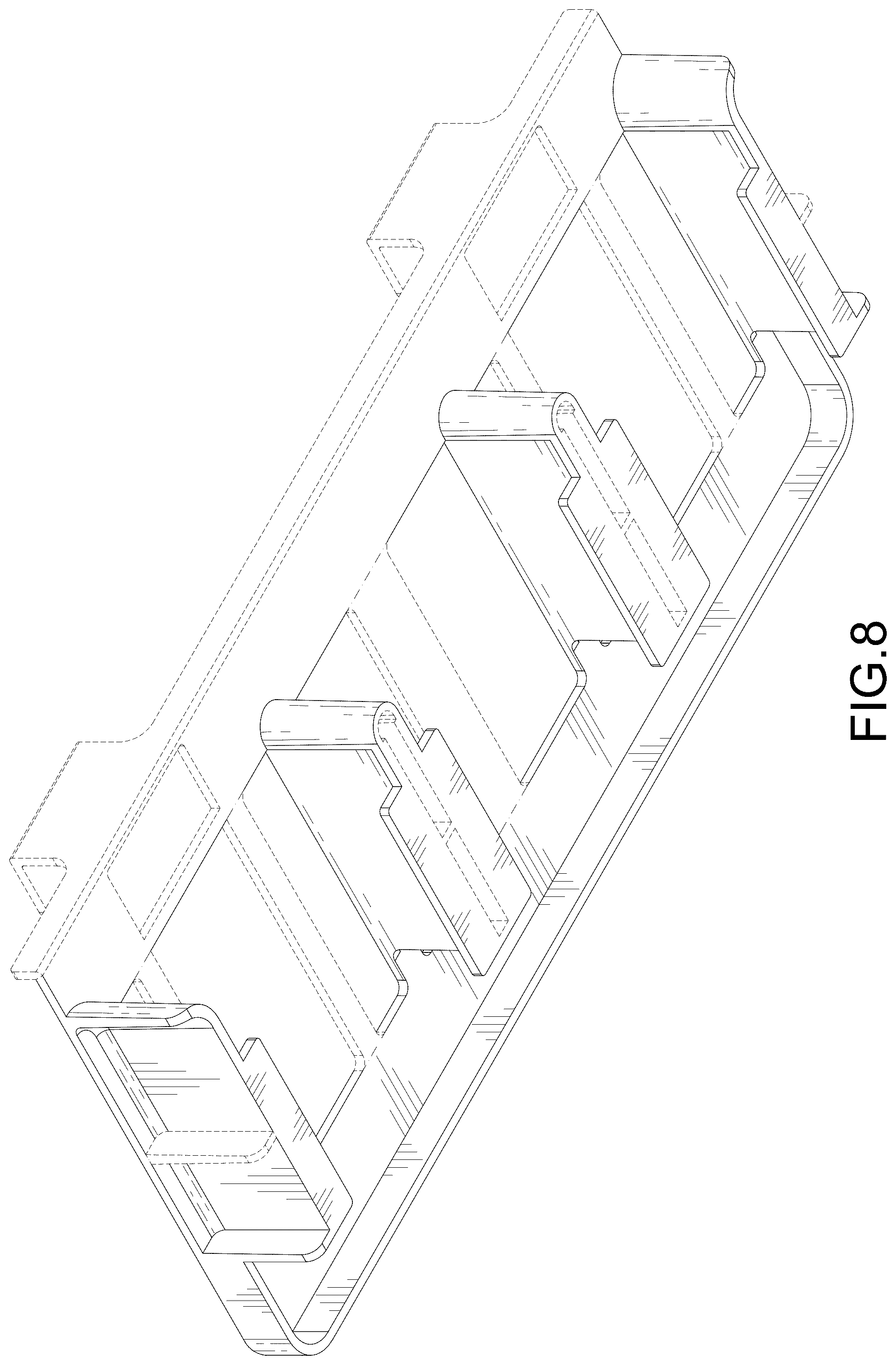 Patent USD1044362 Figure 8 – Under-shelf storage