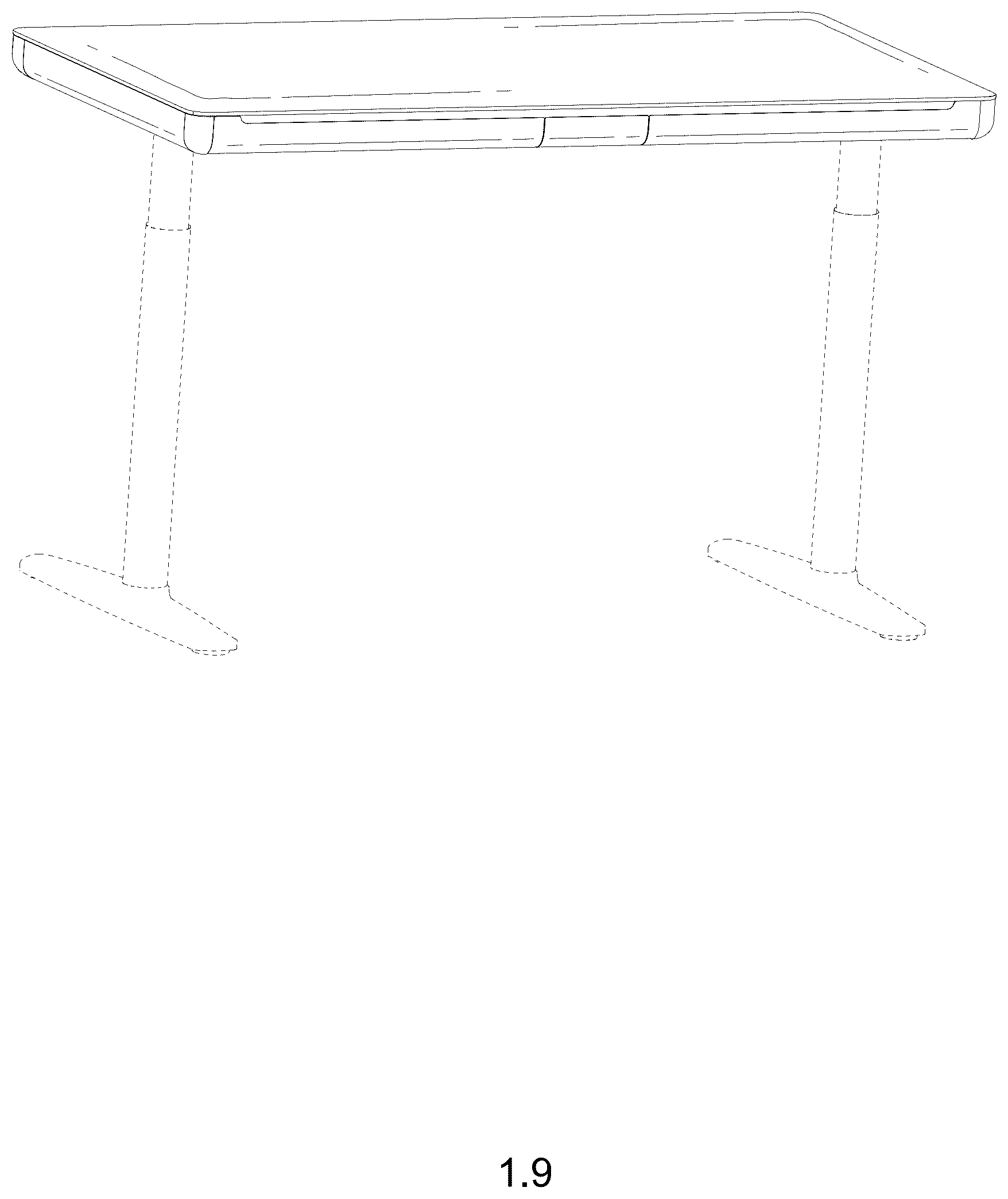 Patent USD1044363 Figure 9 – Table top