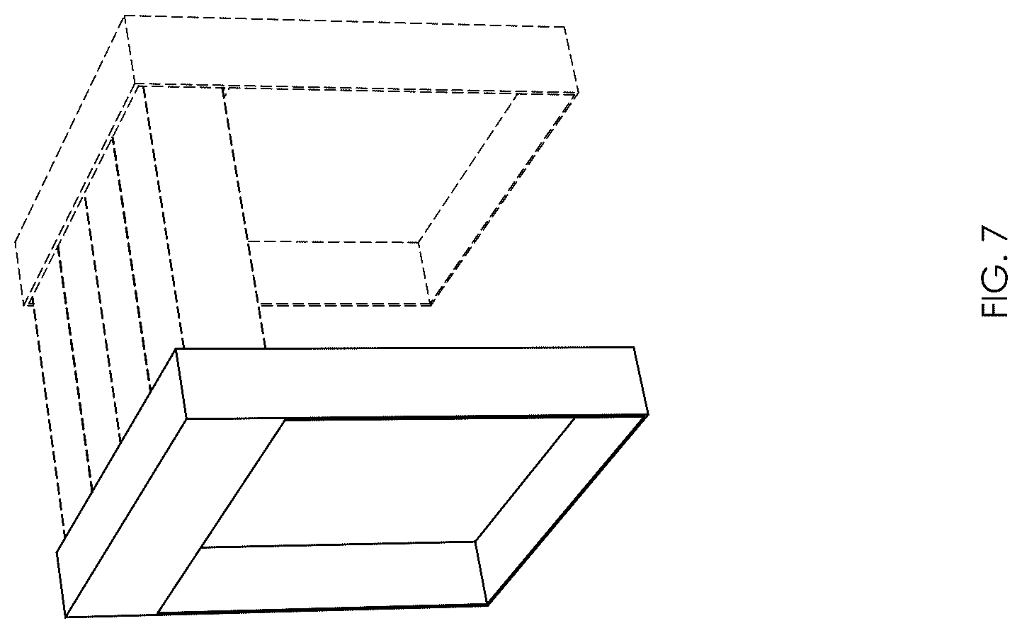 Patent USD1044365 Figure 7 – Side frame for modular furniture