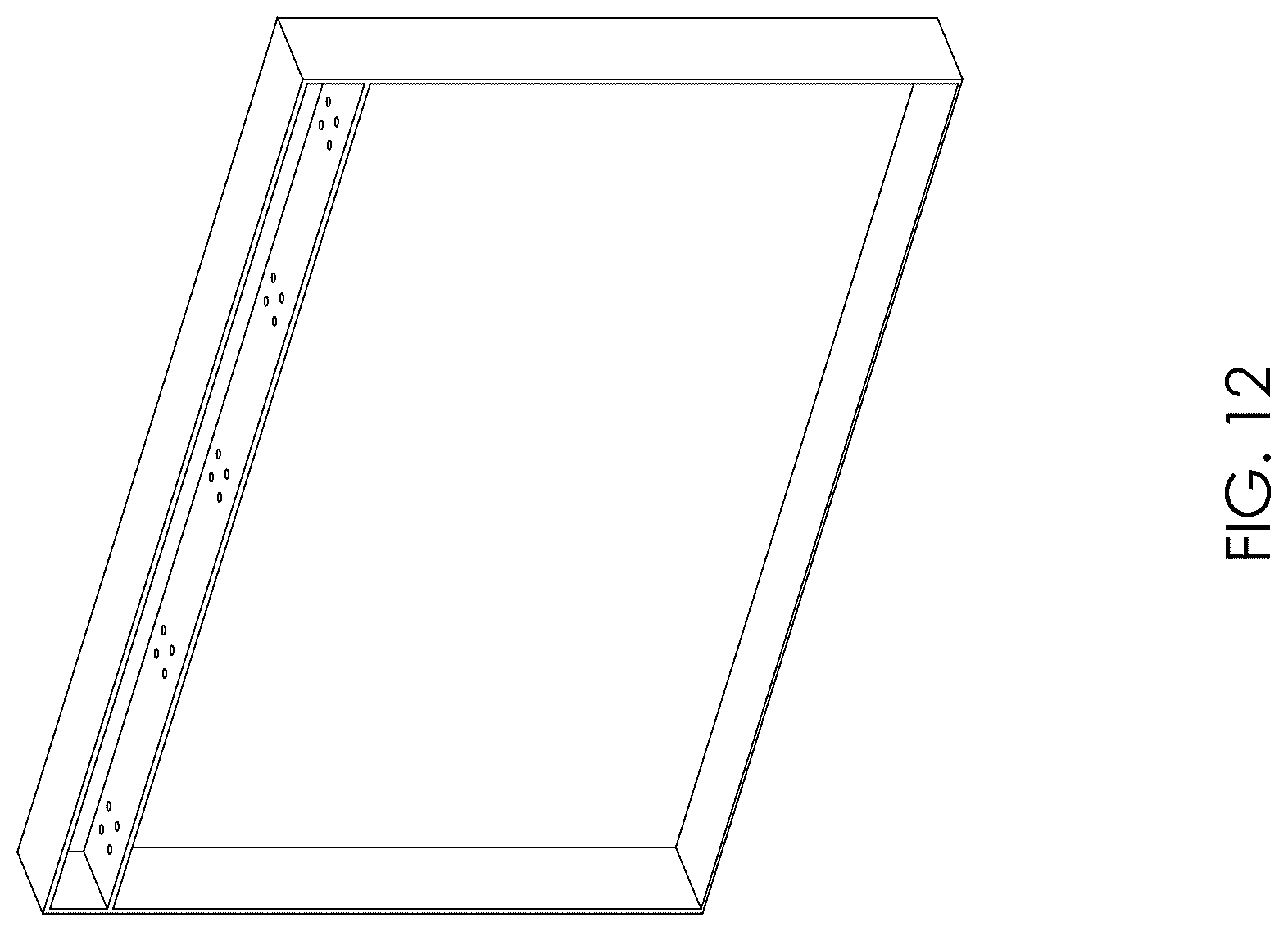 Patent USD1044365 Figure 12 – Side frame for modular furniture