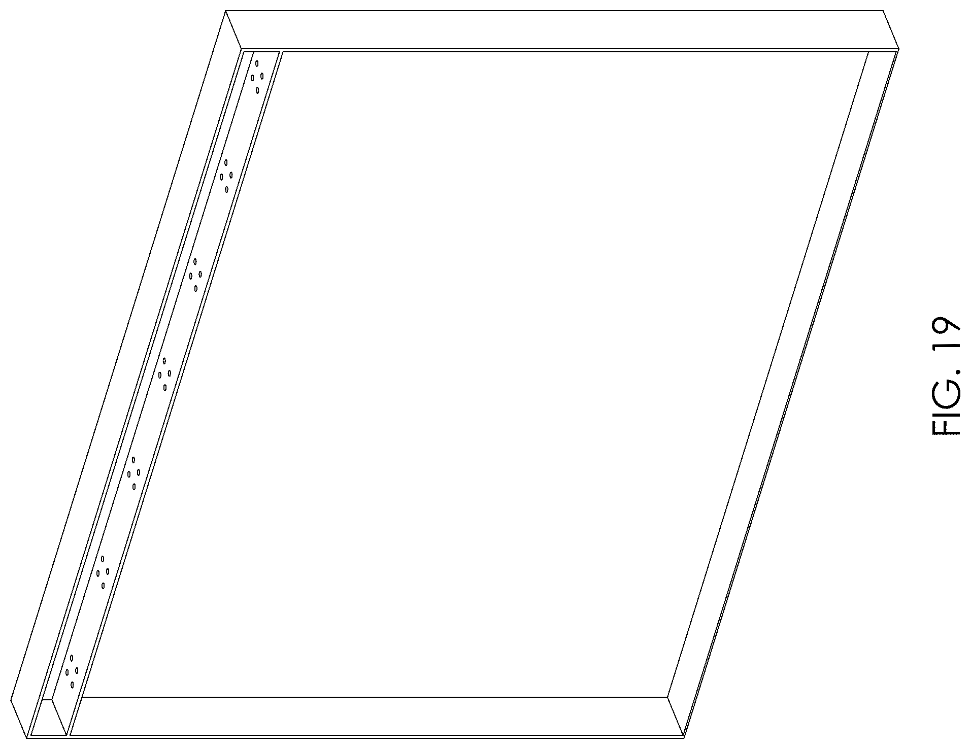 Patent USD1044365 Figure 19 – Side frame for modular furniture