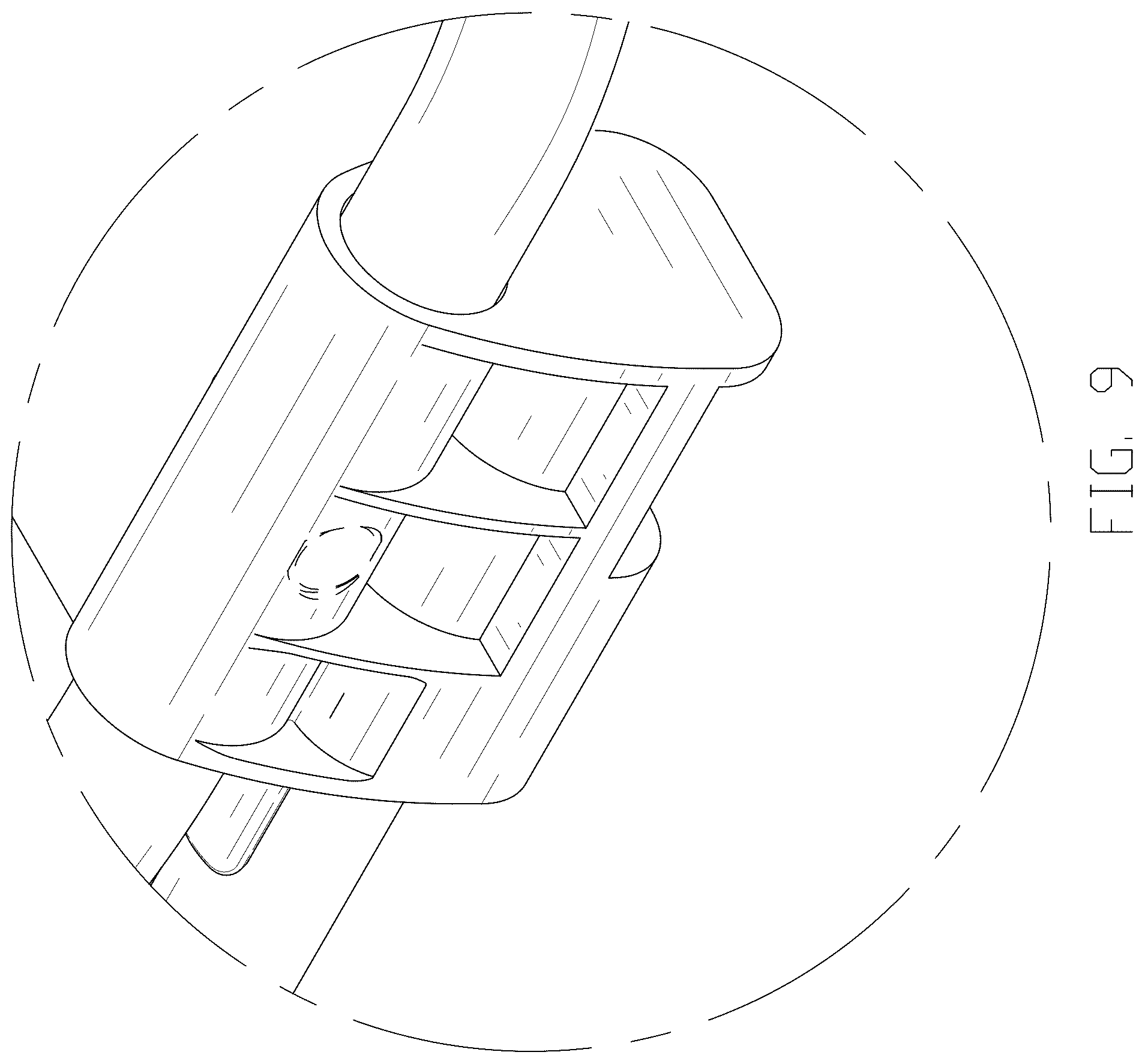 Patent USD1044367 Figure 9 – Frame of infant floor seat