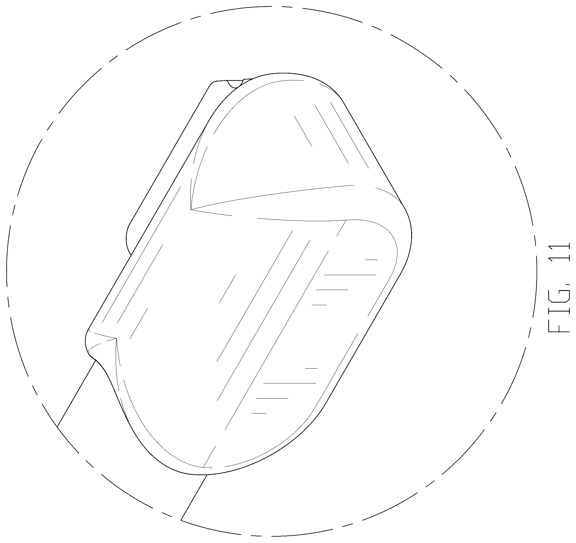 Patent USD1044367 Figure 11 – Frame of infant floor seat