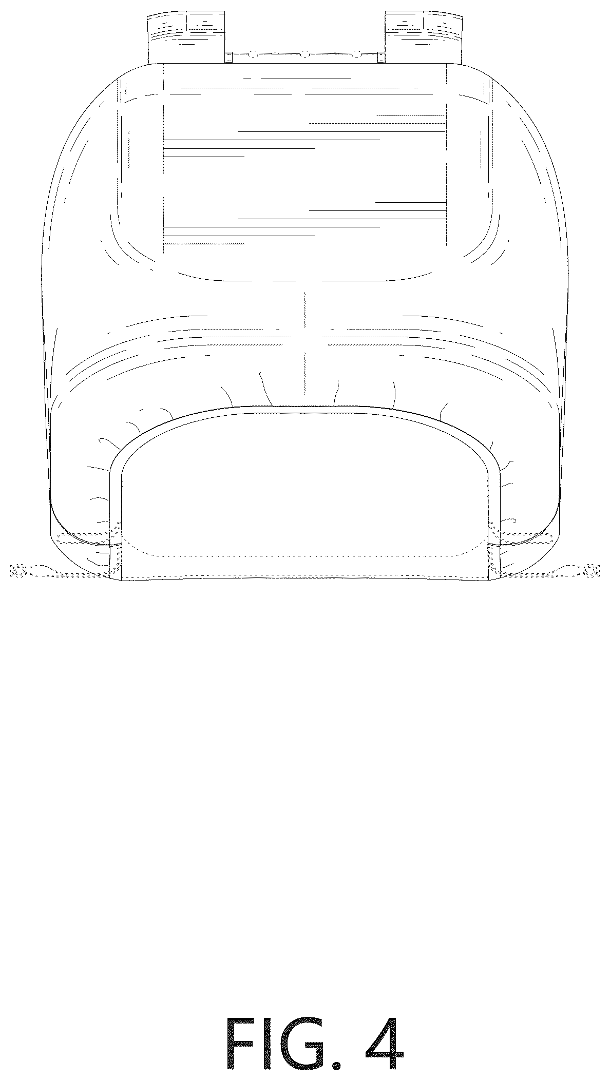 Patent USD1044368 Figure 4 – Baby car seat cover