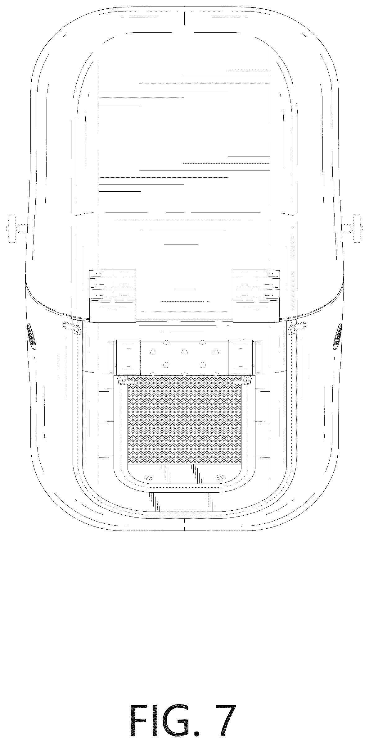 Patent USD1044368 Figure 7 – Baby car seat cover