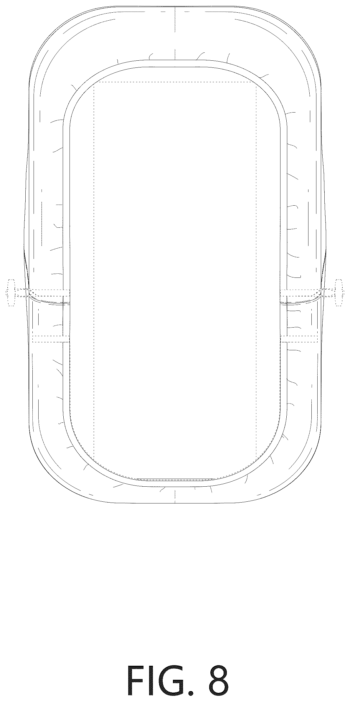 Patent USD1044368 Figure 8 – Baby car seat cover