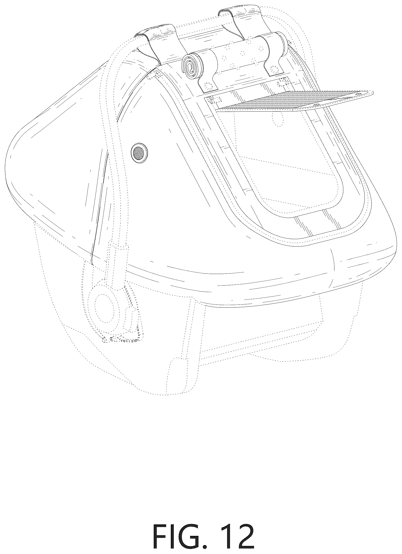 Patent USD1044368 Figure 12 – Baby car seat cover