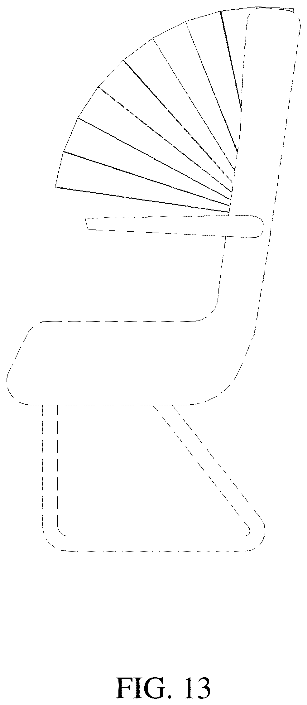 Patent USD1044369 Figure 9 – Partitioning device