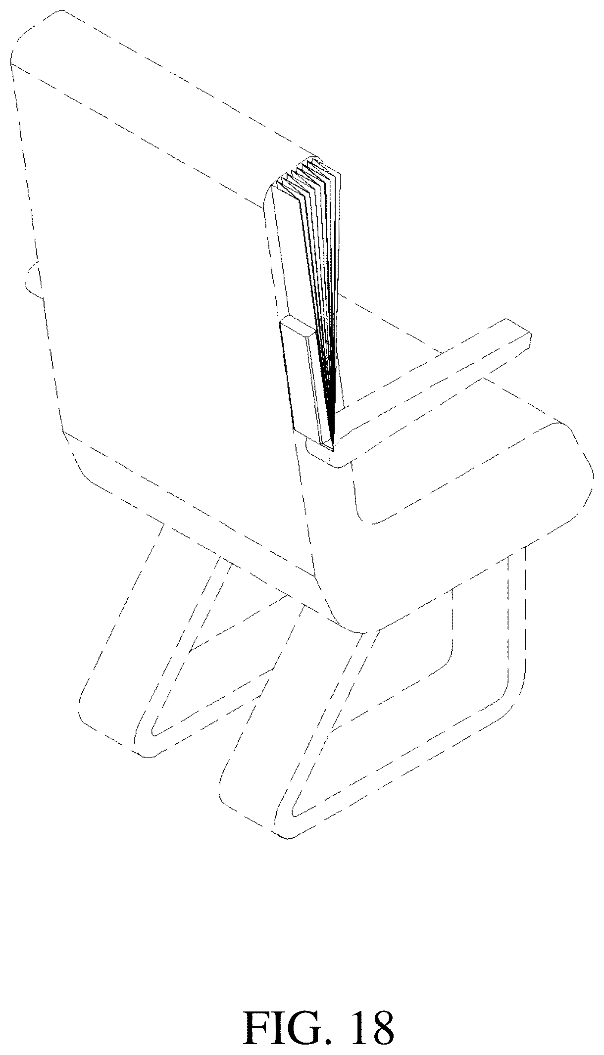 Patent USD1044369 Figure 13 – Partitioning device
