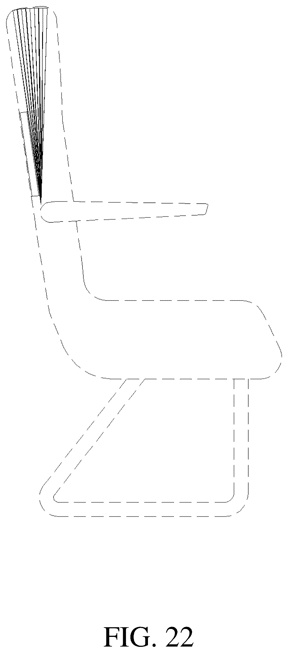 Patent USD1044369 Figure 17 – Partitioning device