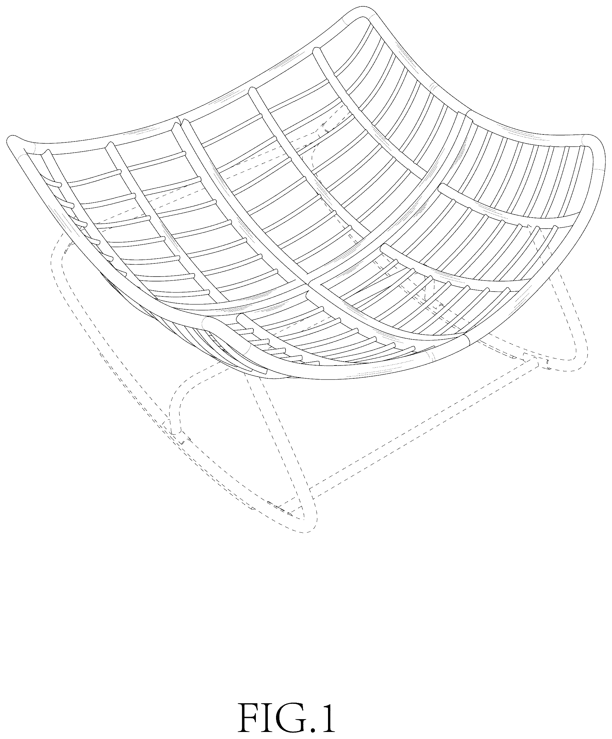 Patent USD1044370 Figure 1 – Chair