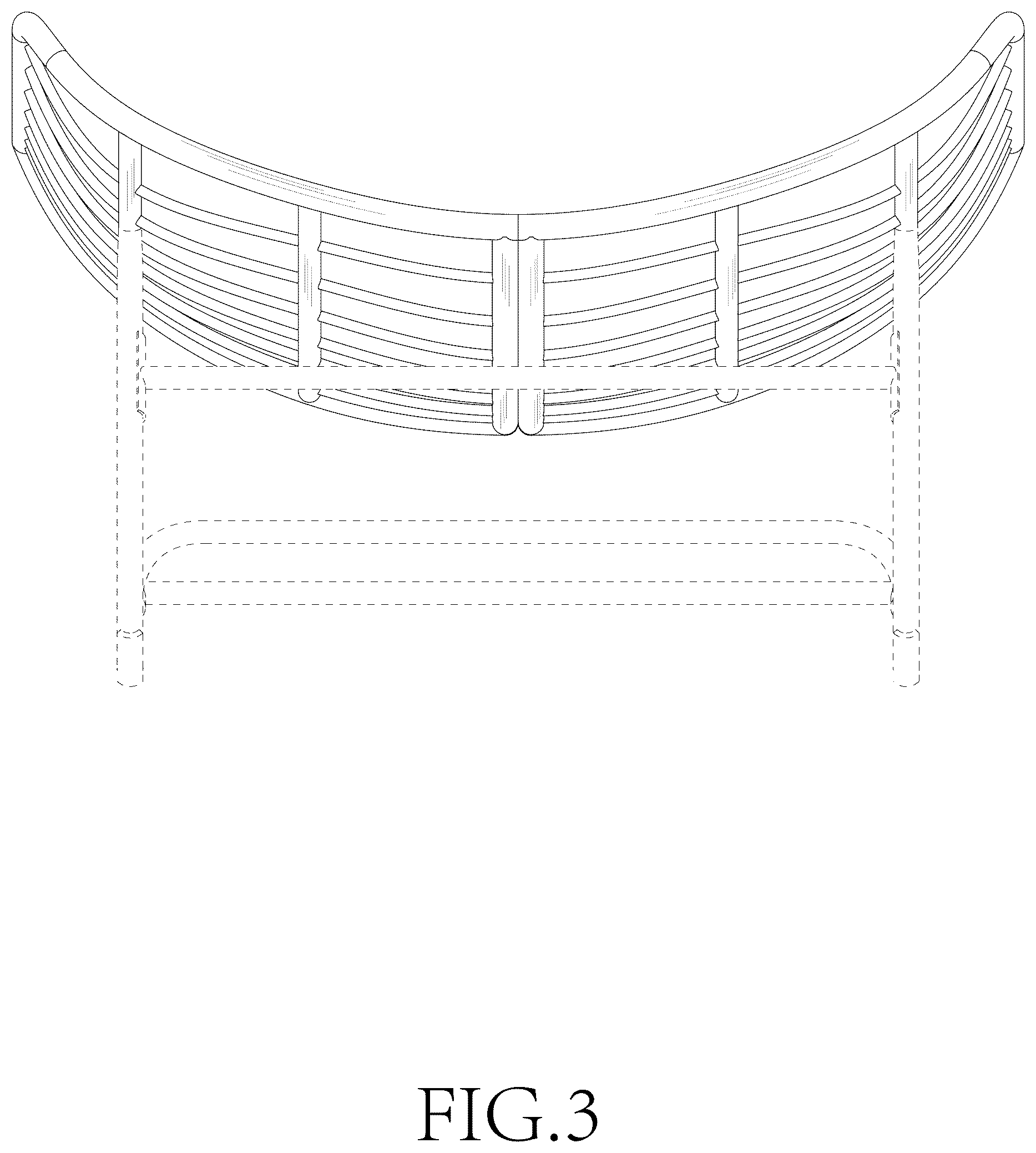Patent USD1044370 Figure 3 – Chair