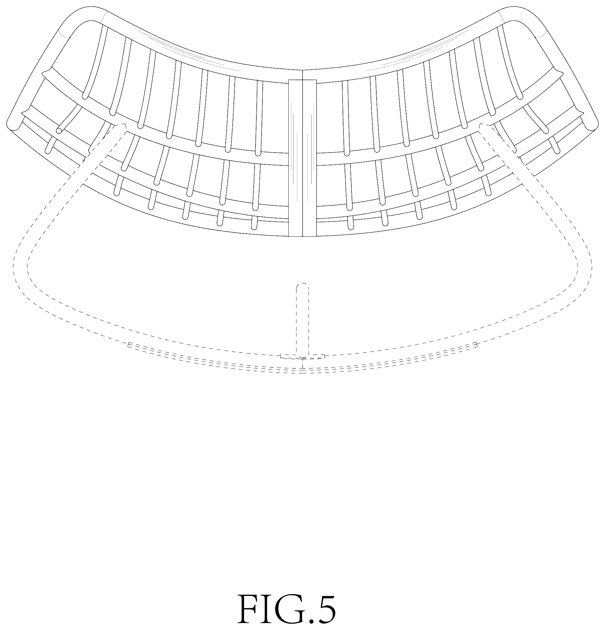 Patent USD1044370 Figure 5 – Chair