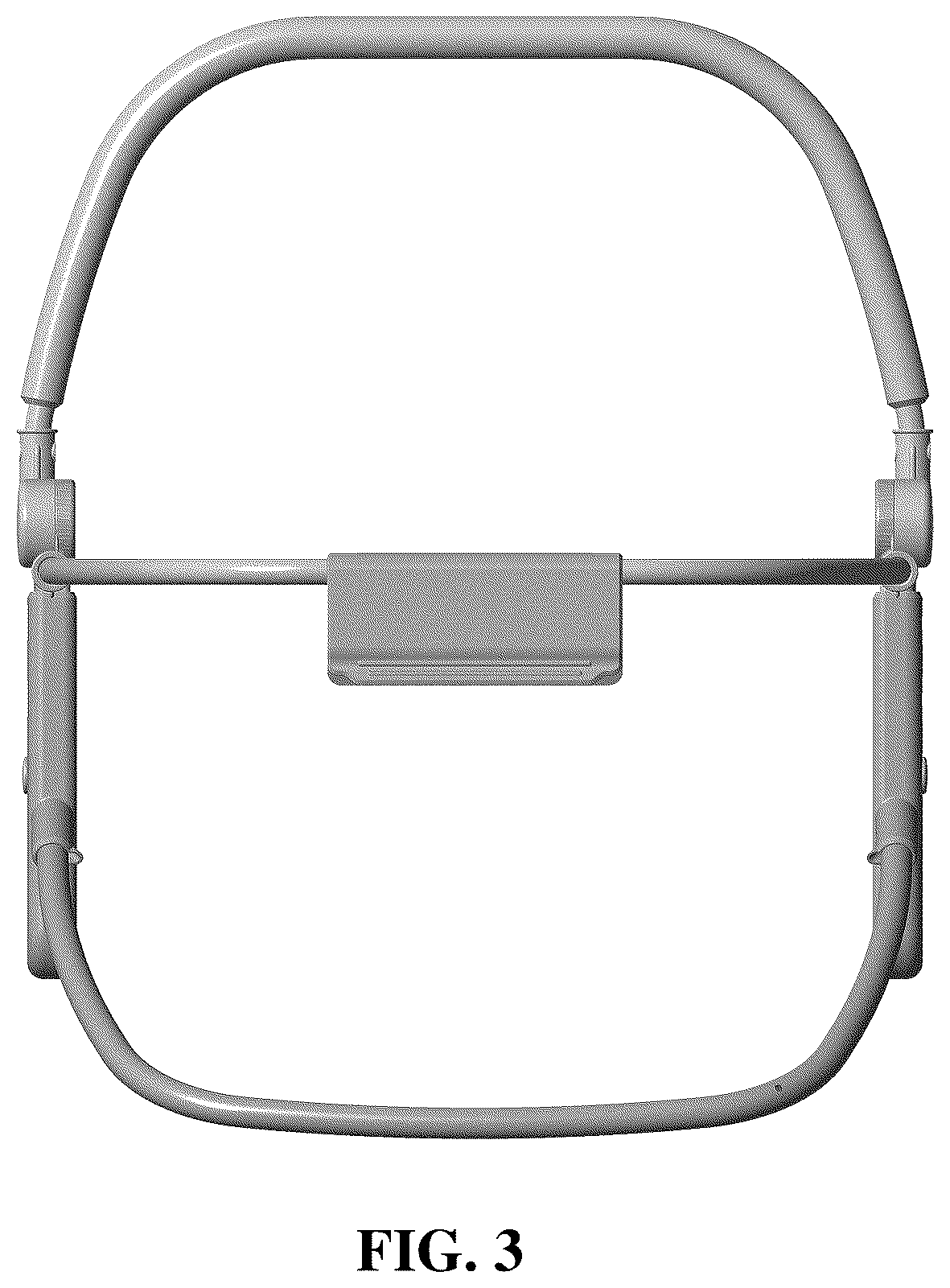 Patent USD1044372 Figure 3 – Napper frame