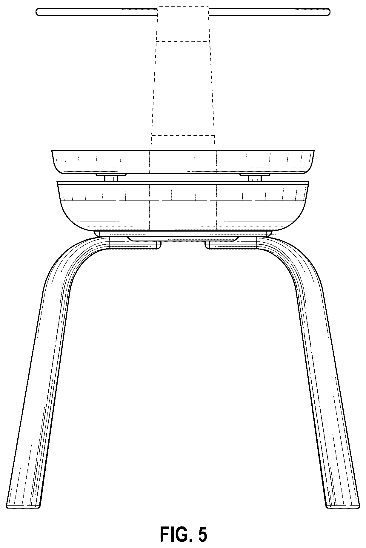 Patent USD1044373 Figure 5 – Bassinet
