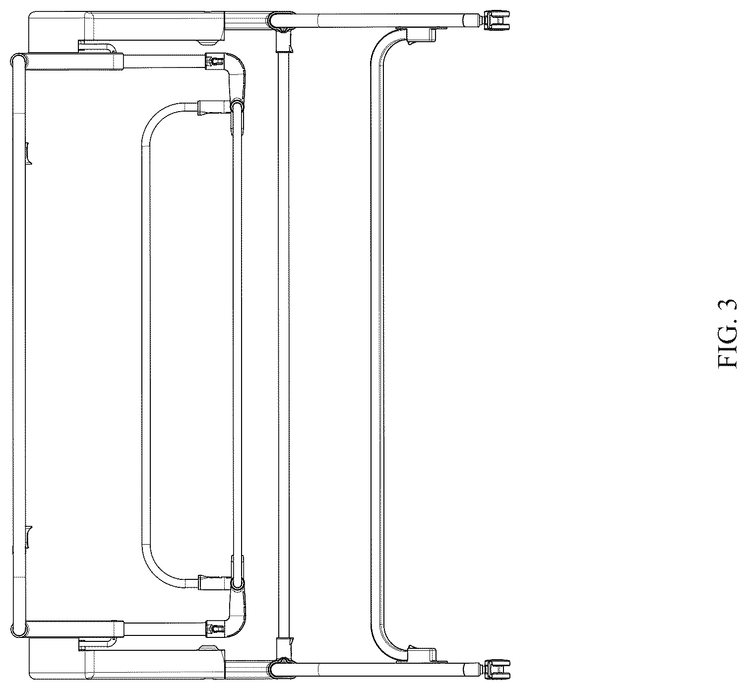 Patent USD1044374 Figure 3 – Crib frame