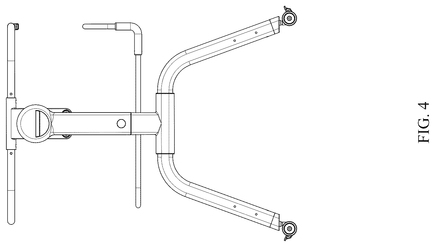 Patent USD1044374 Figure 4 – Crib frame