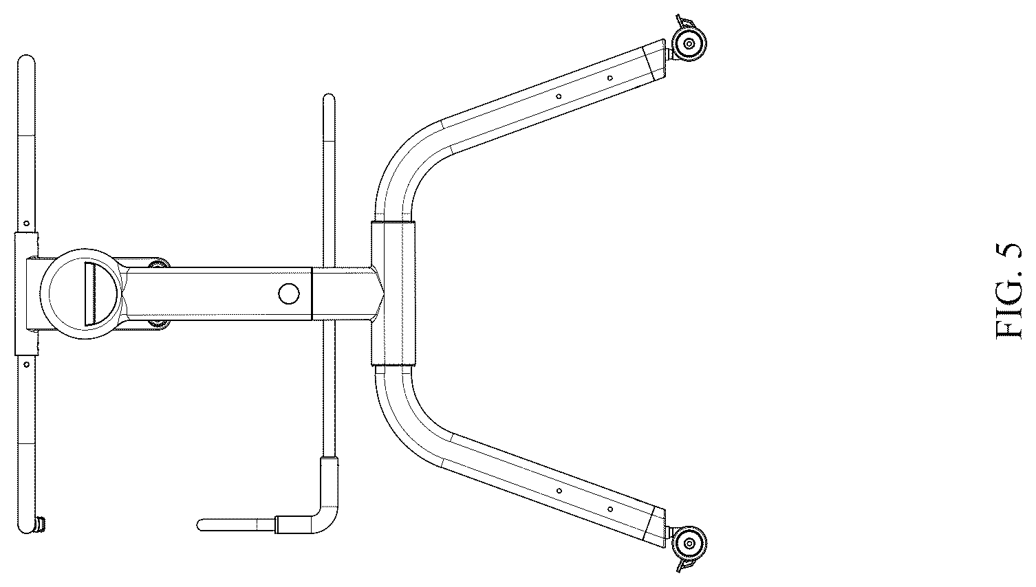 Patent USD1044374 Figure 5 – Crib frame