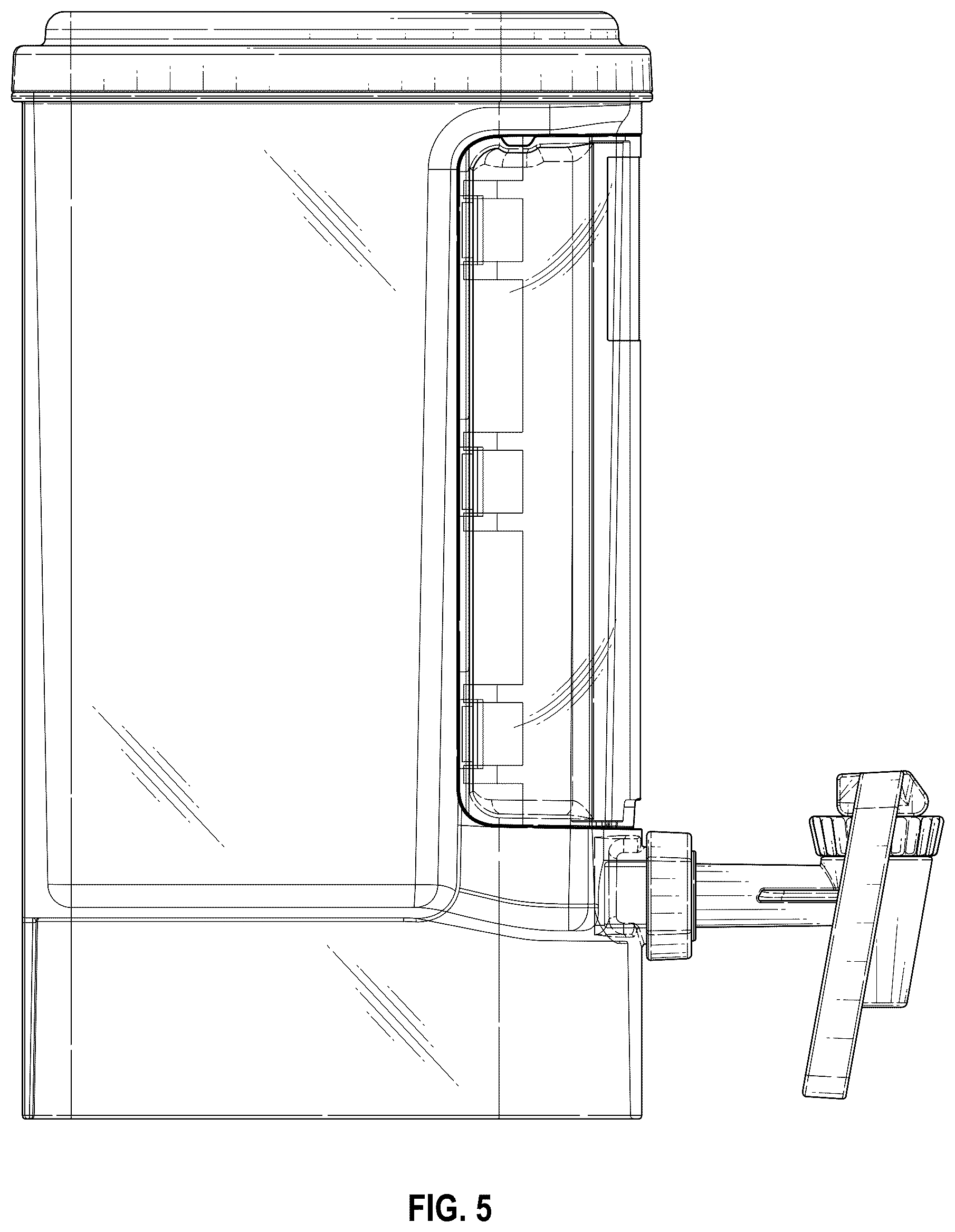 Patent USD1044377 Figure 4 – Dispenser