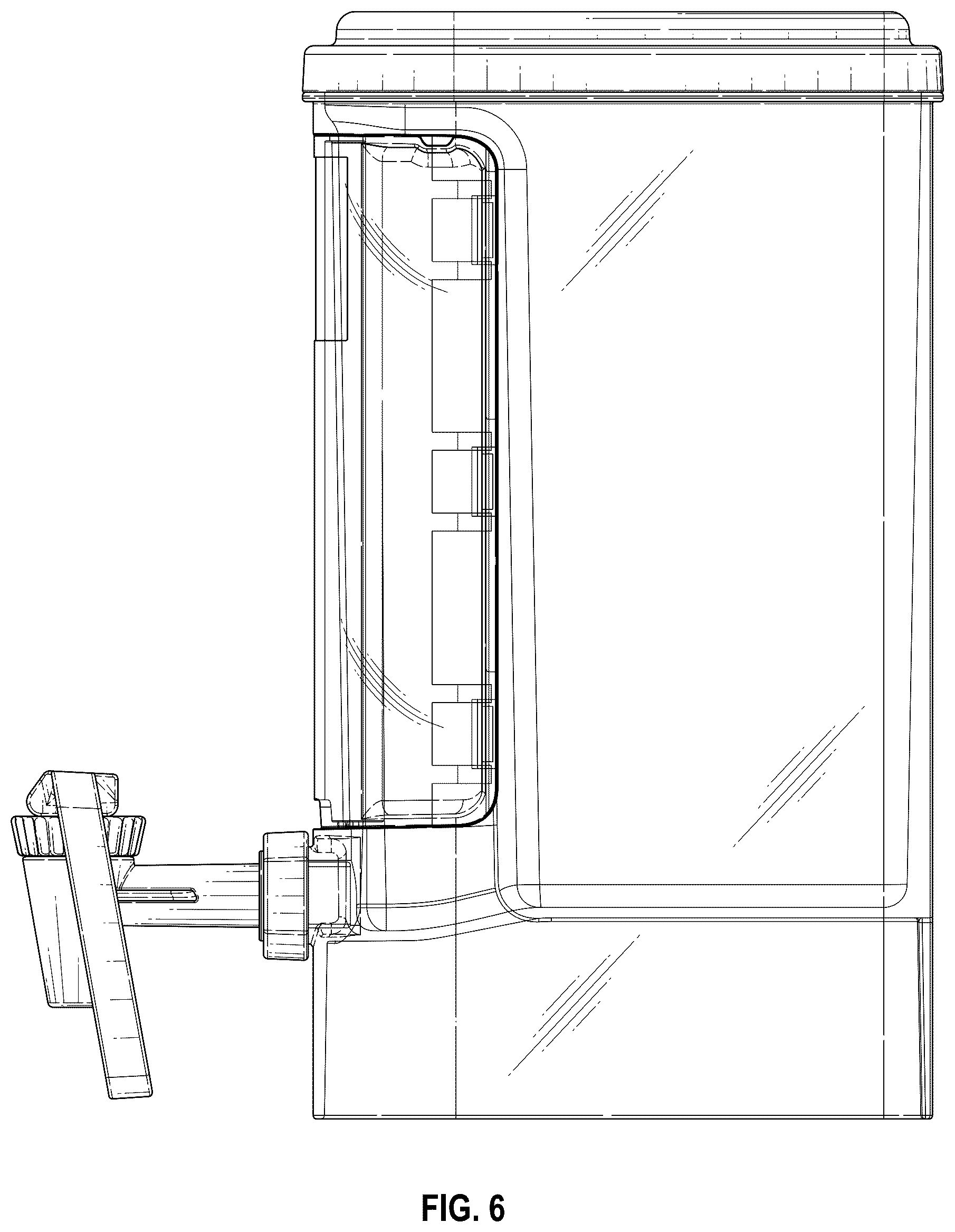 Patent USD1044377 Figure 5 – Dispenser