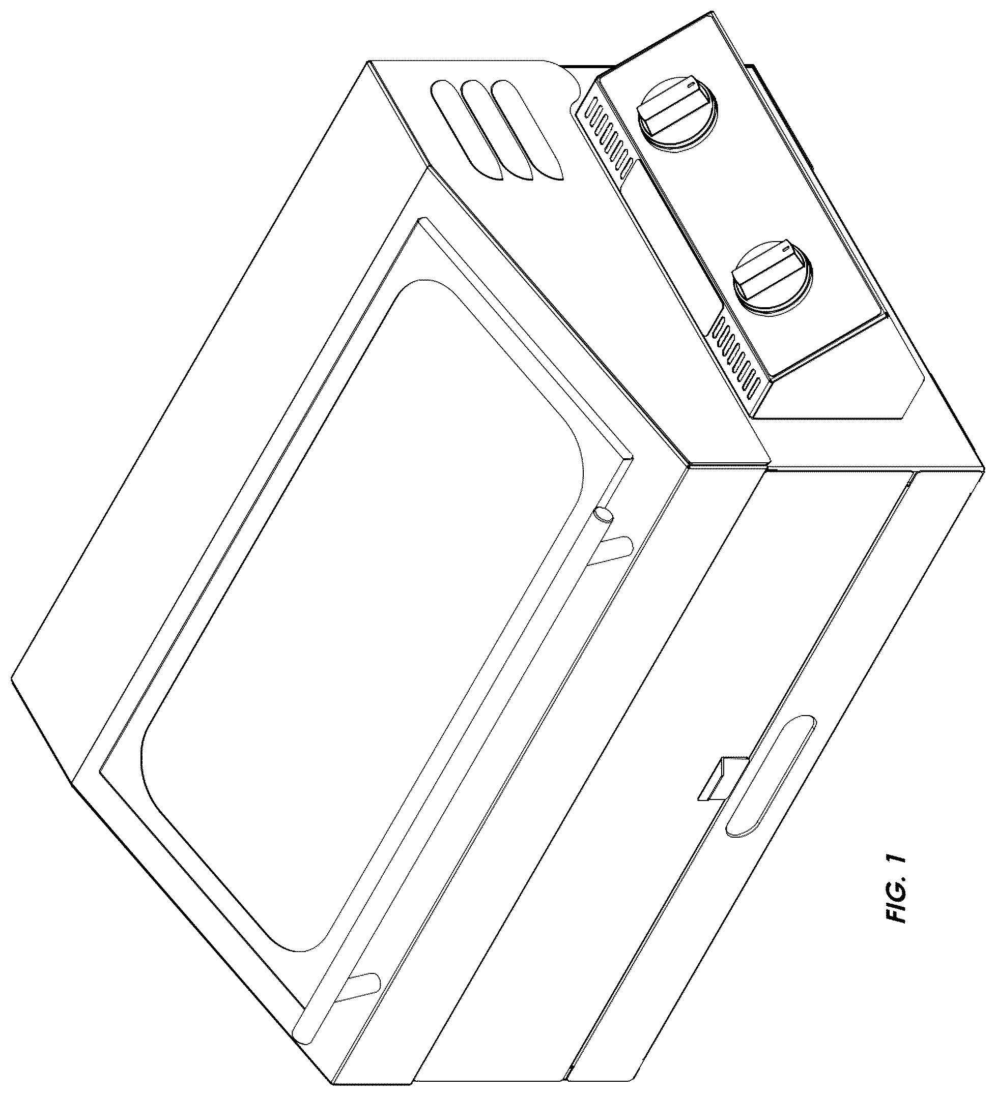 Patent USD1044378 Figure 1 – Cooking appliance