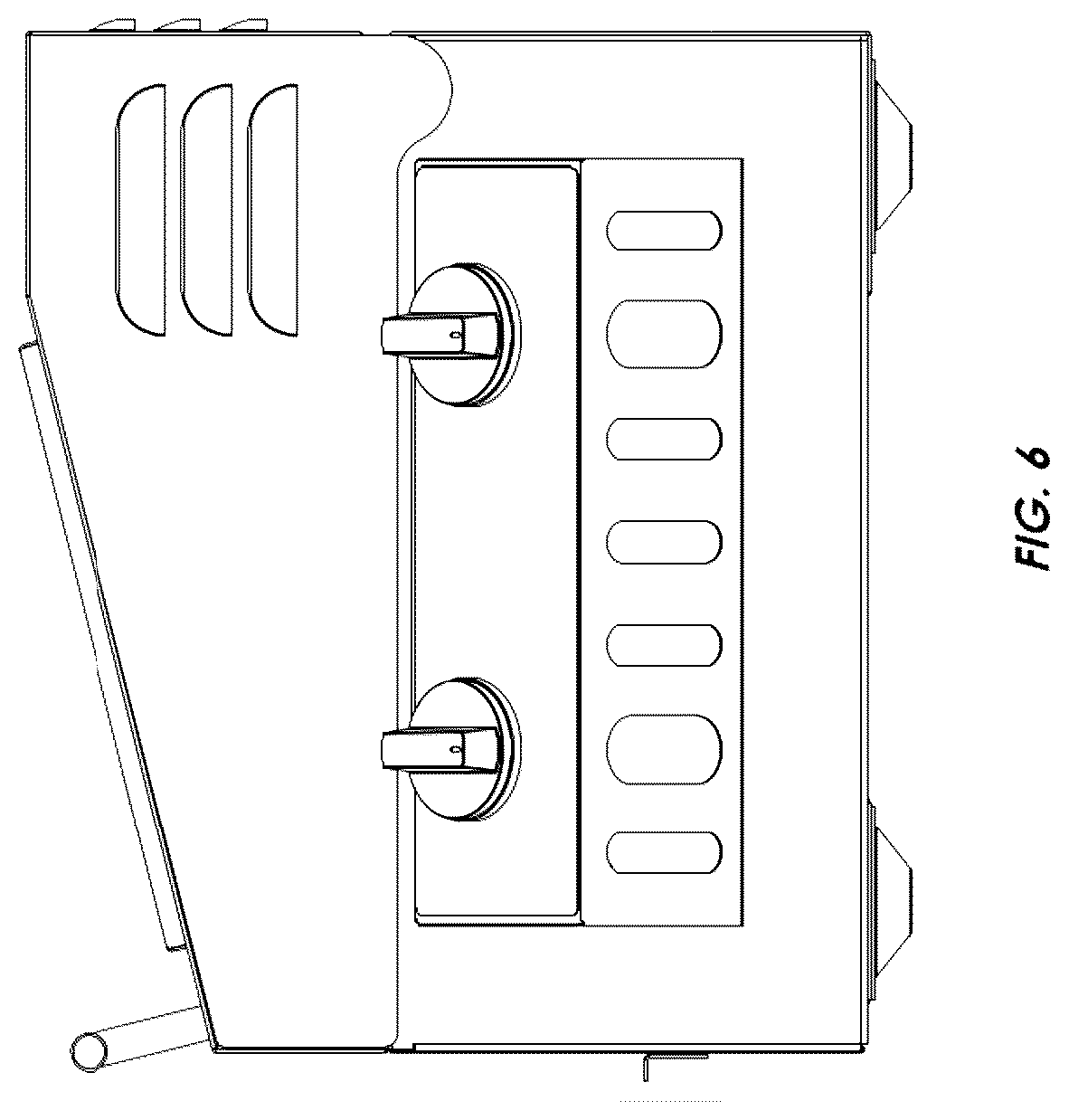 Patent USD1044378 Figure 6 – Cooking appliance