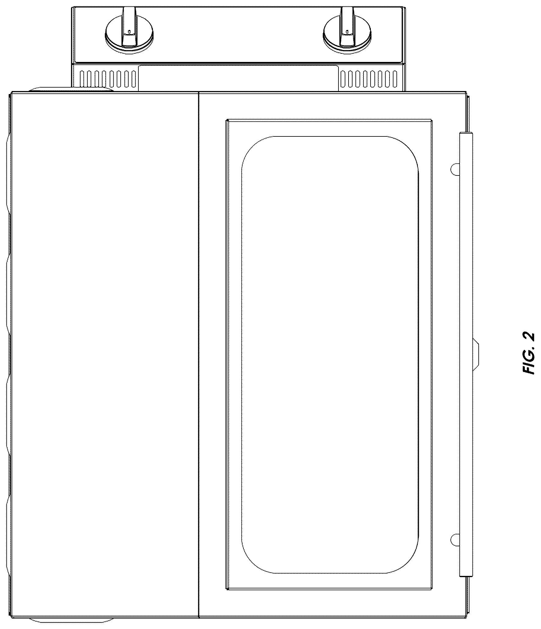 Patent USD1044379 Figure 2 – Cooking appliance