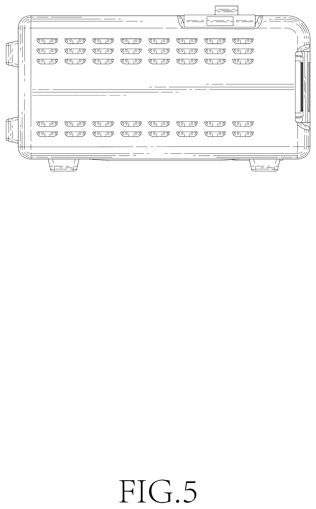 Patent USD1044380 Figure 5 – Oven