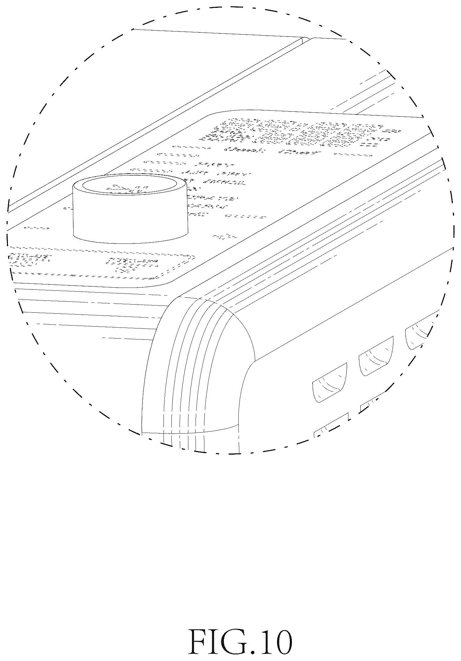Patent USD1044380 Figure 10 – Oven