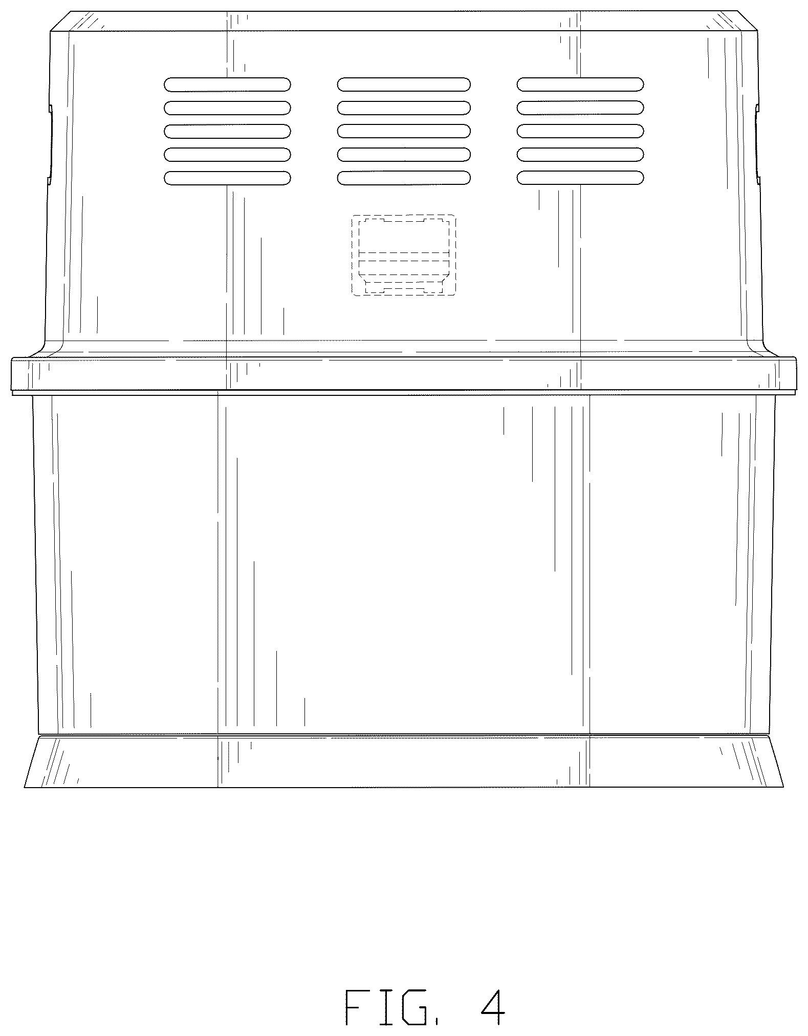 Patent USD1044381 Figure 4 – Air fryer