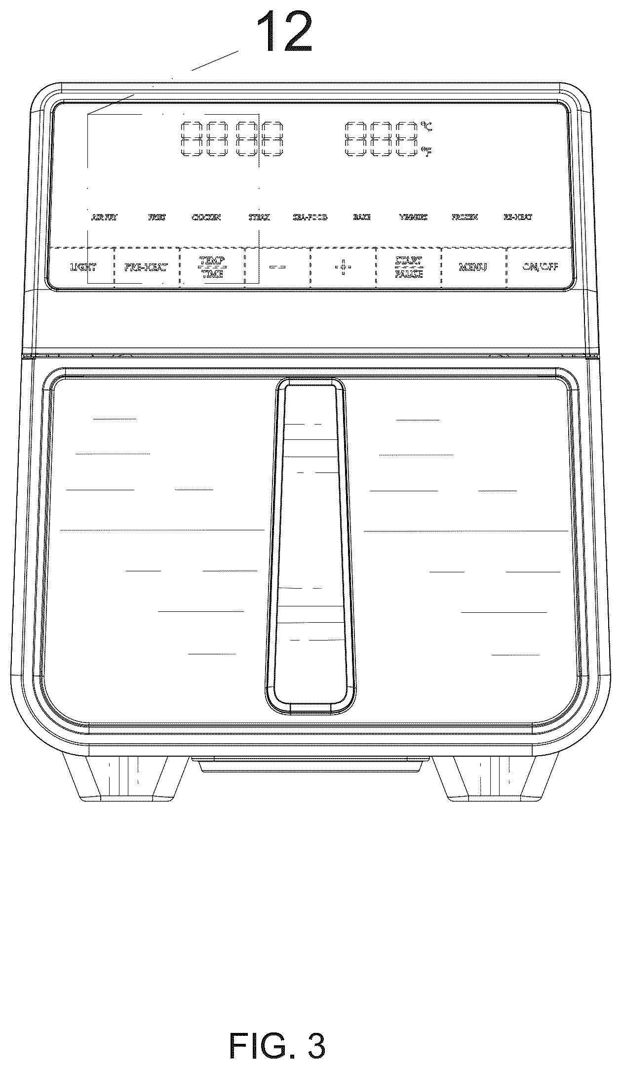 Patent USD1044384 Figure 3 – AirFryer