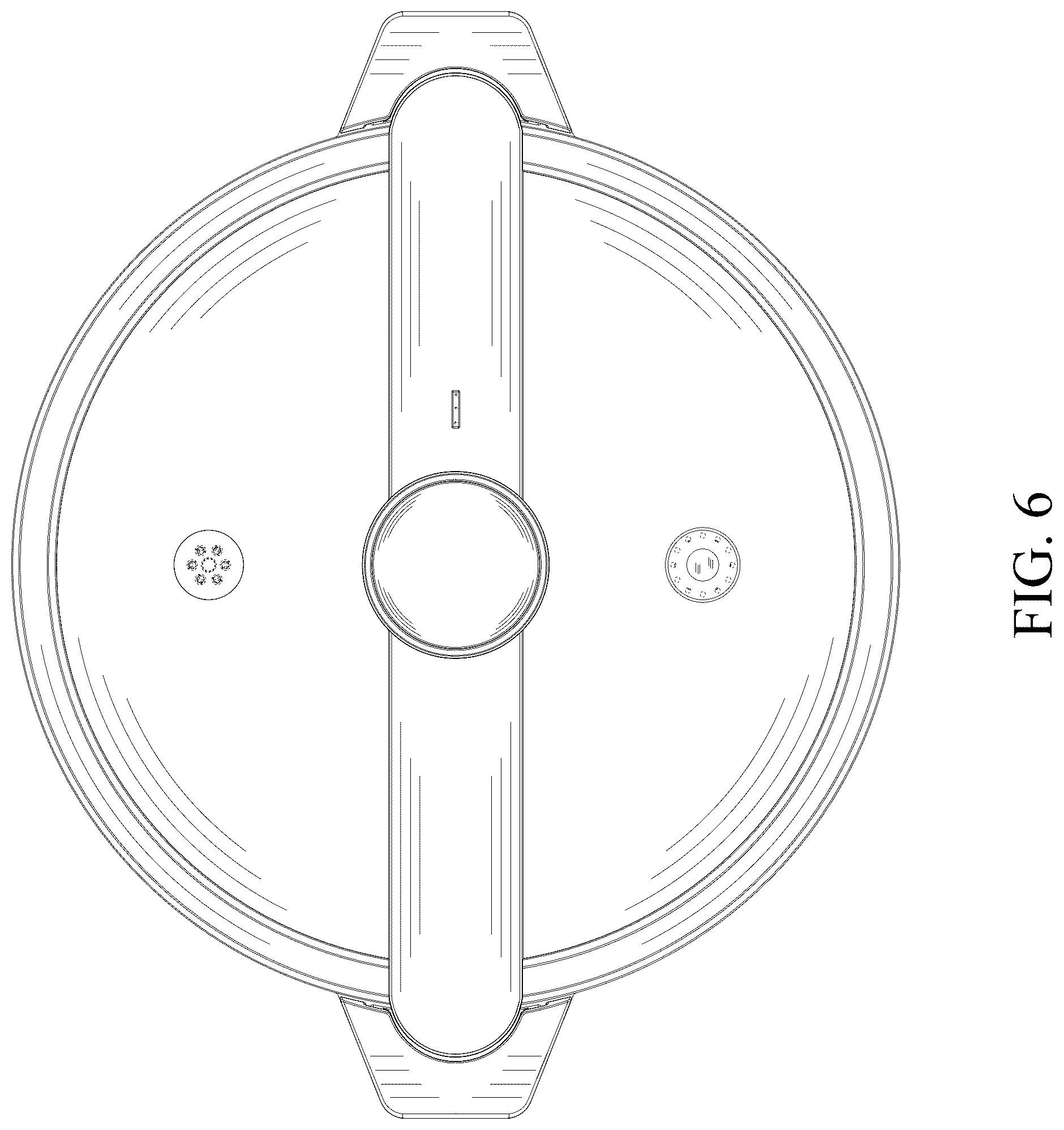 Patent USD1044386 Figure 6 – Round pan