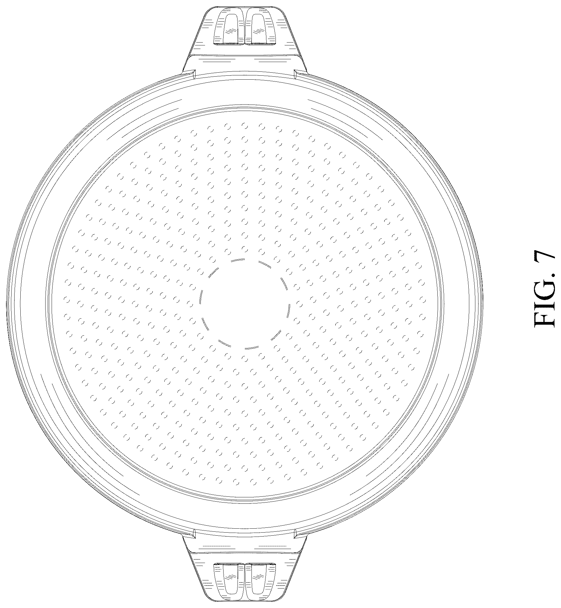 Patent USD1044386 Figure 7 – Round pan